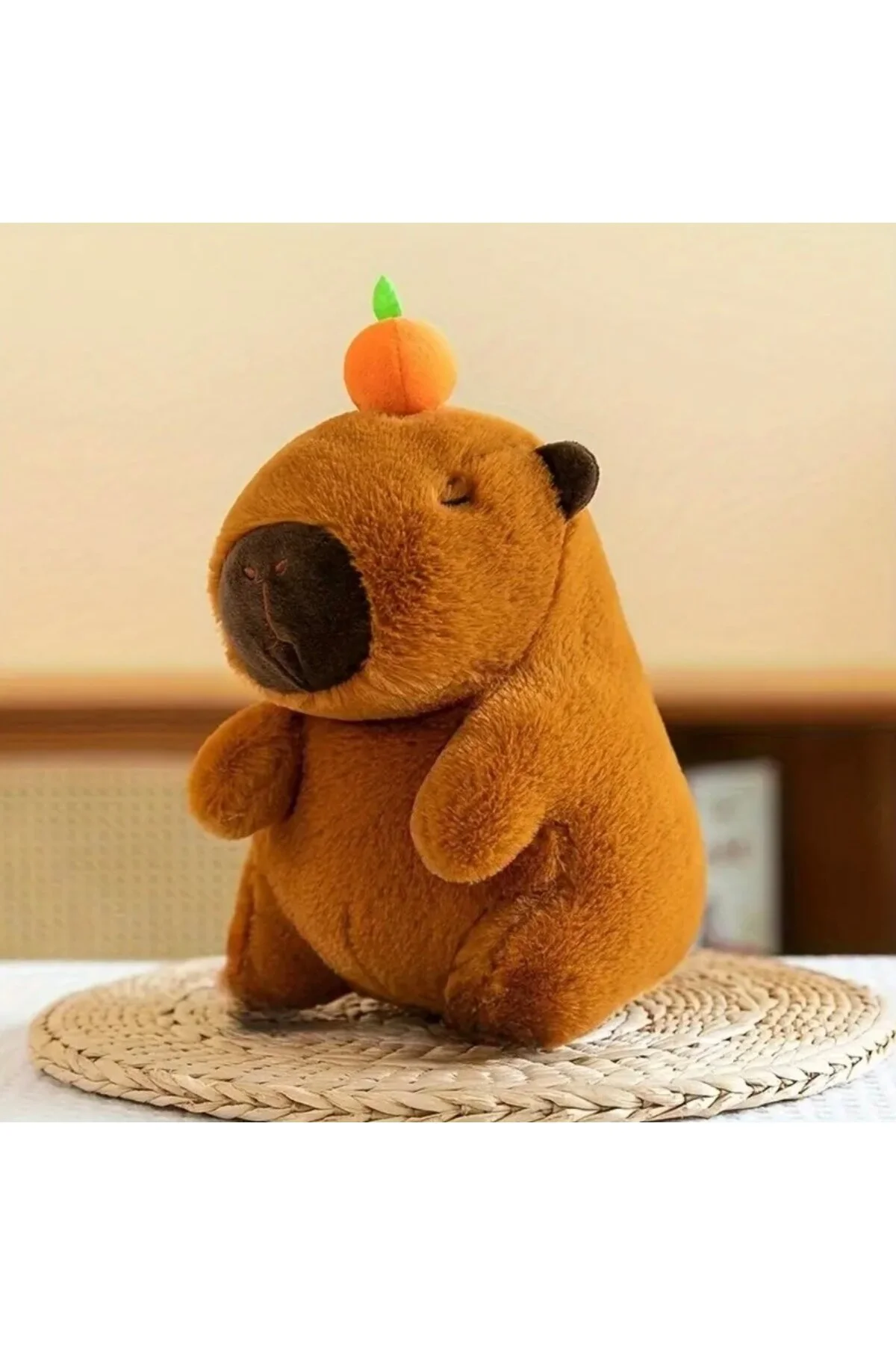 اسباب بازی های پشمی مخمل خواب دار ناز کاپیبارا داخل نرم جاکلیدی CAPYBARA فیگور با کیفیت بالا از ترکیه HEY GİDİ GİFT
