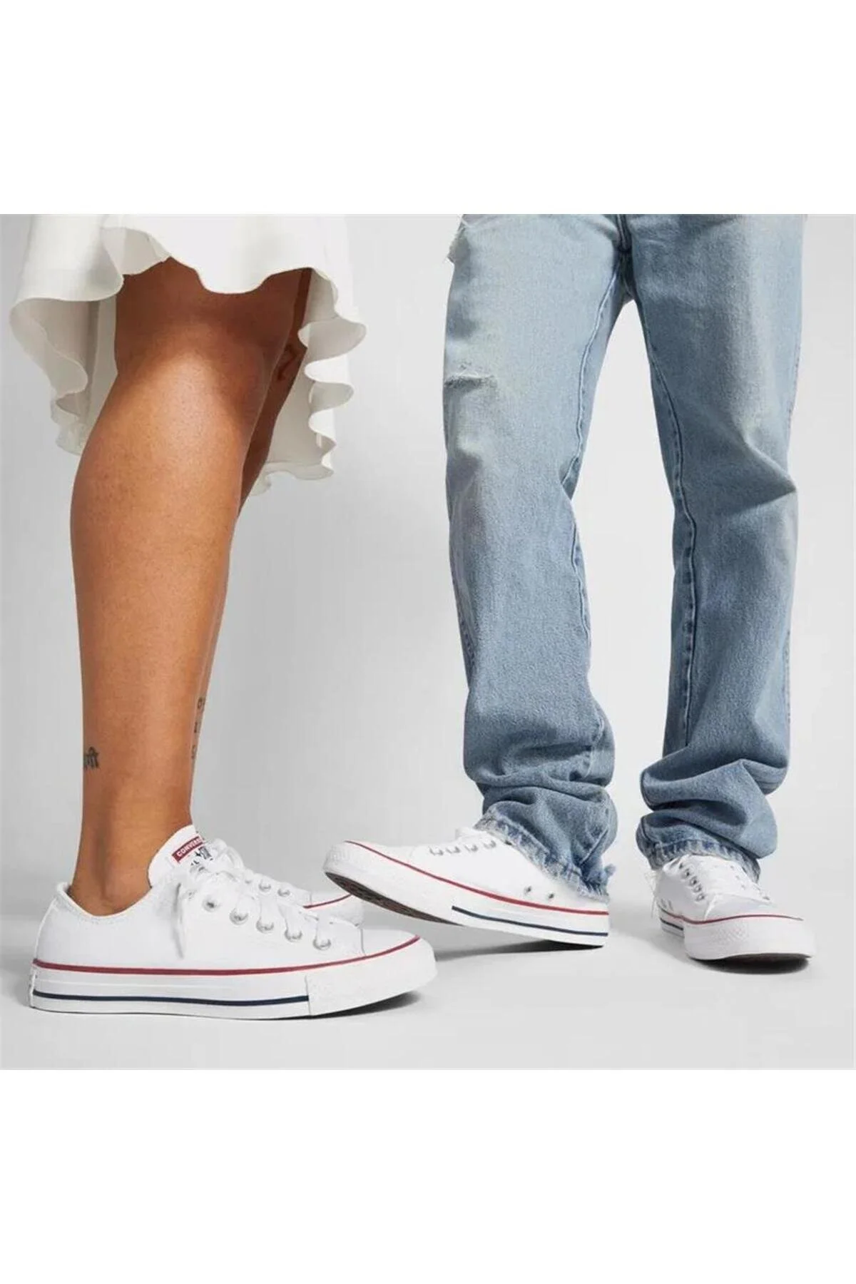 کفش پیاده روی اسپرت مردانه آل استار چاک تیلور E سفید کانورس Converse