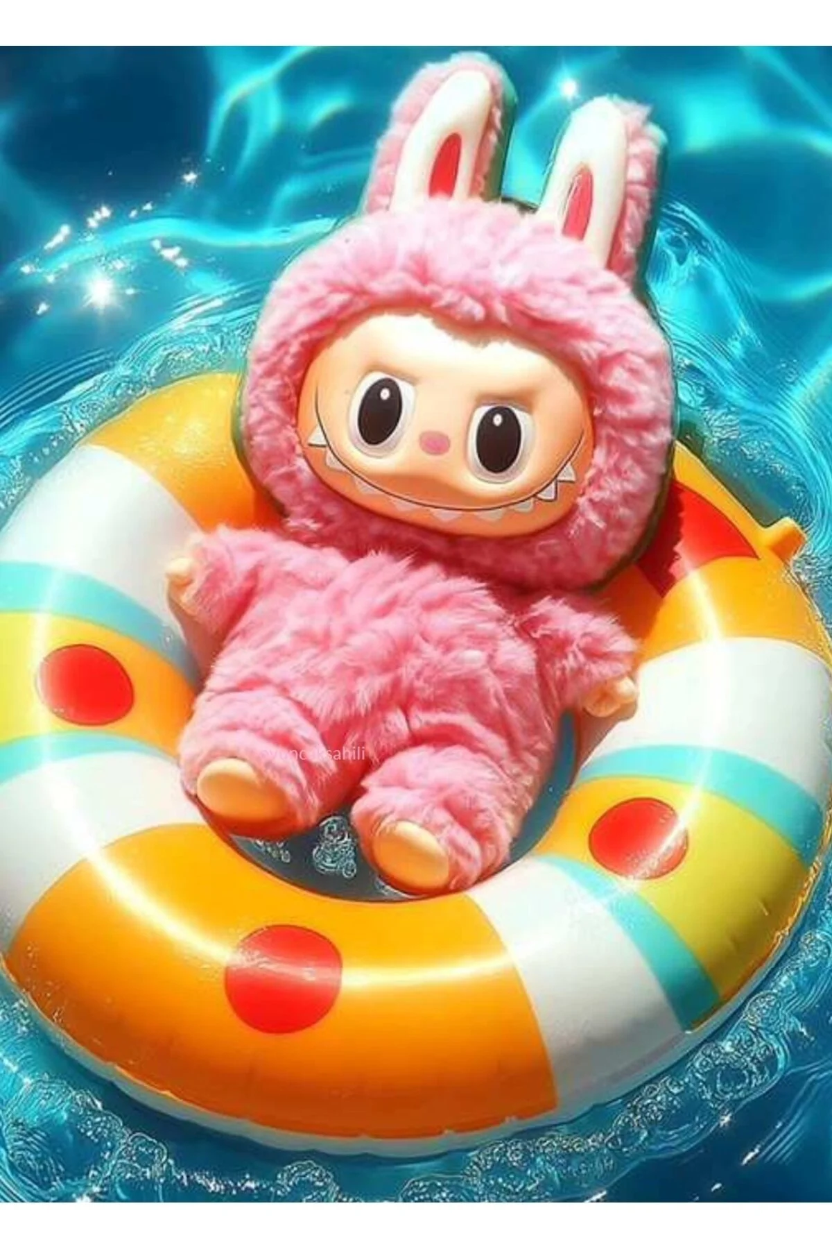 اسباب بازی های پشمی LABUBU MONSTER 1 PLUSH LOVE HAPPINES HOPE SERENITY وفاداری شانس + سوکوشی خفن با هدیه OYUNCAKSAHİLİ