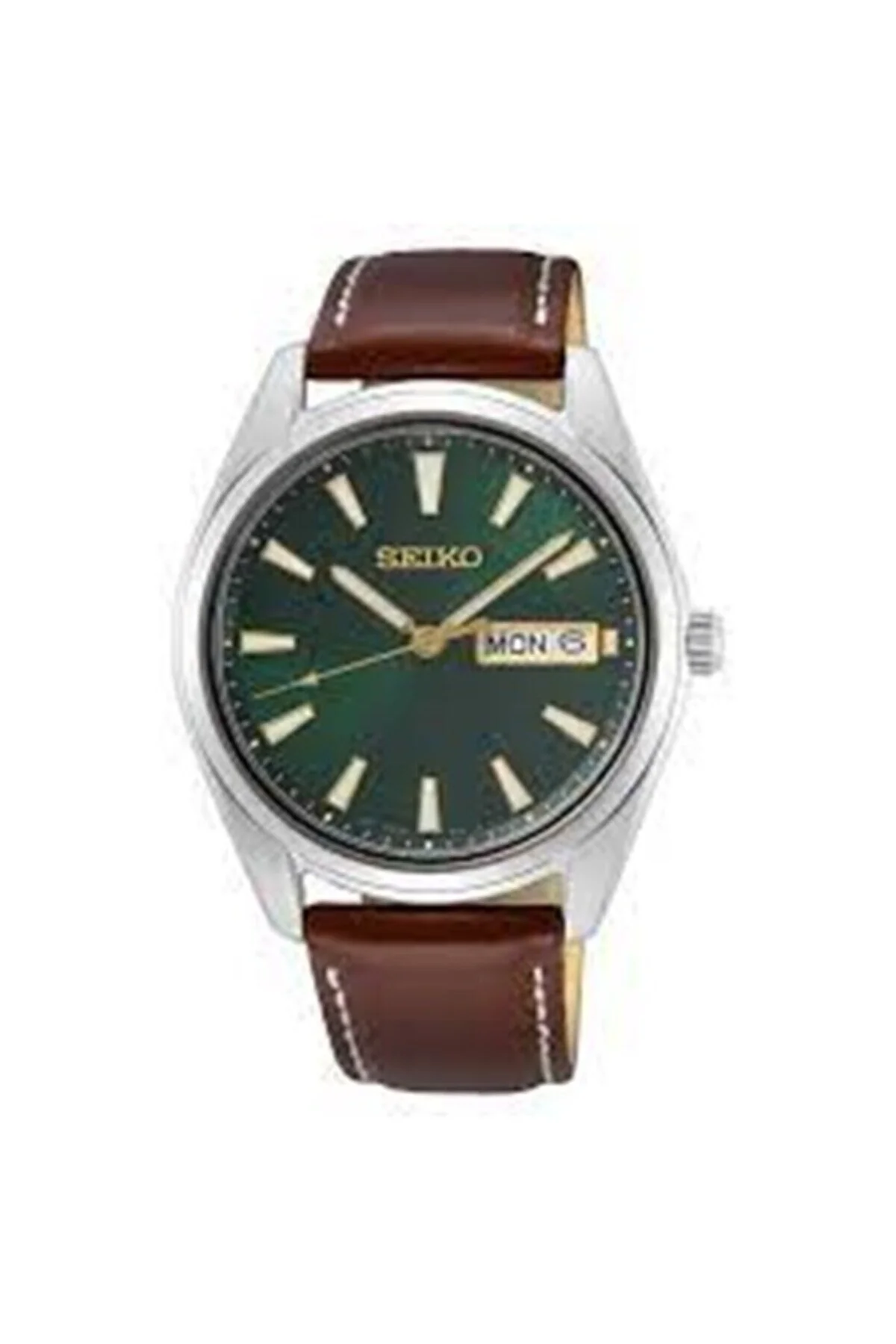 ساعت مردانه چرمی سبز SUR449P 12 40 میلی متر سیکو اورجینال Seiko