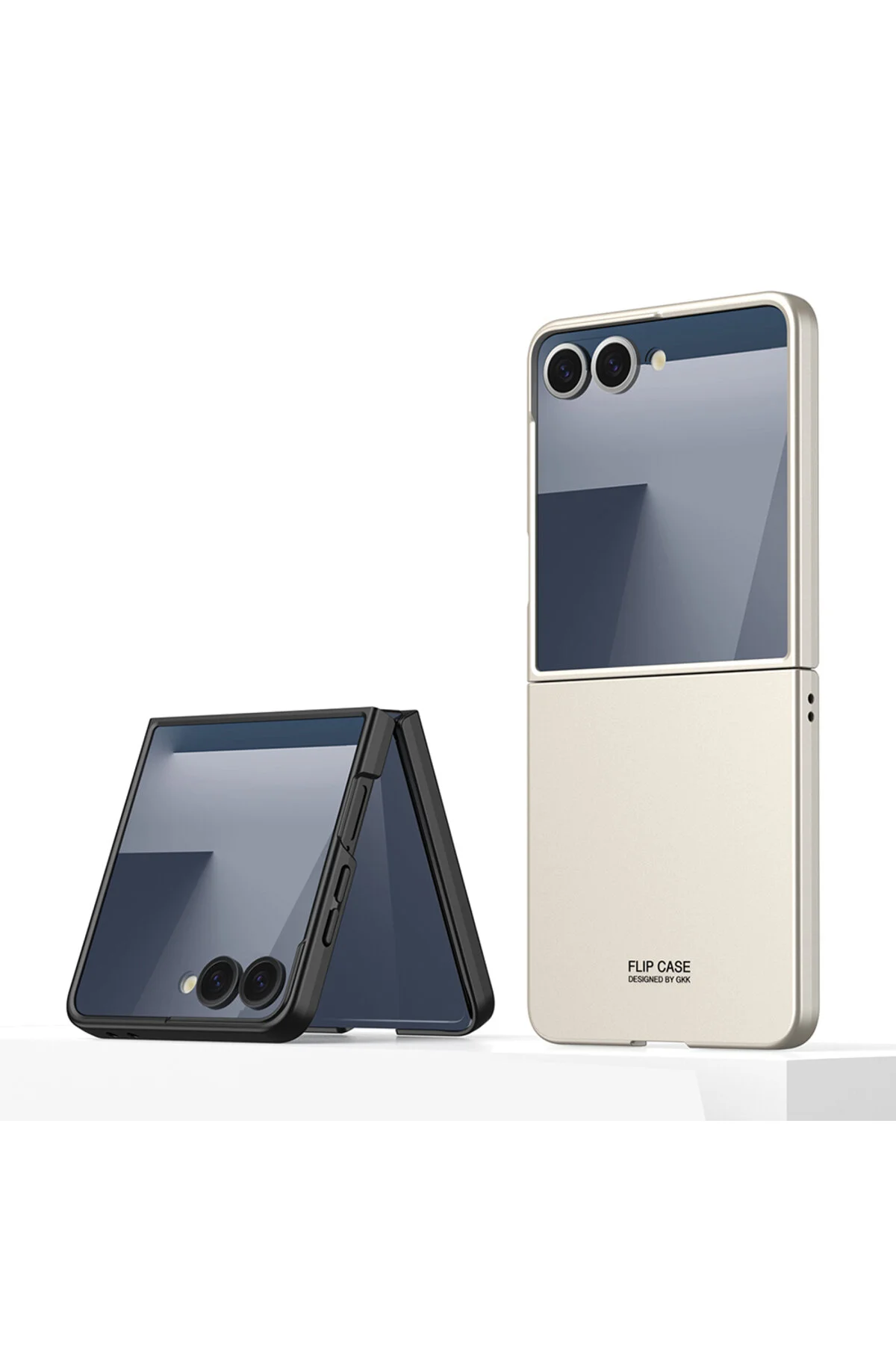 کاور و قاب پوشش محافظ سیلیکونی مات فوق‌العاده نازک بدون علامت SAMSUNG GALAXY Z FLIP 7 CASE halkhouse