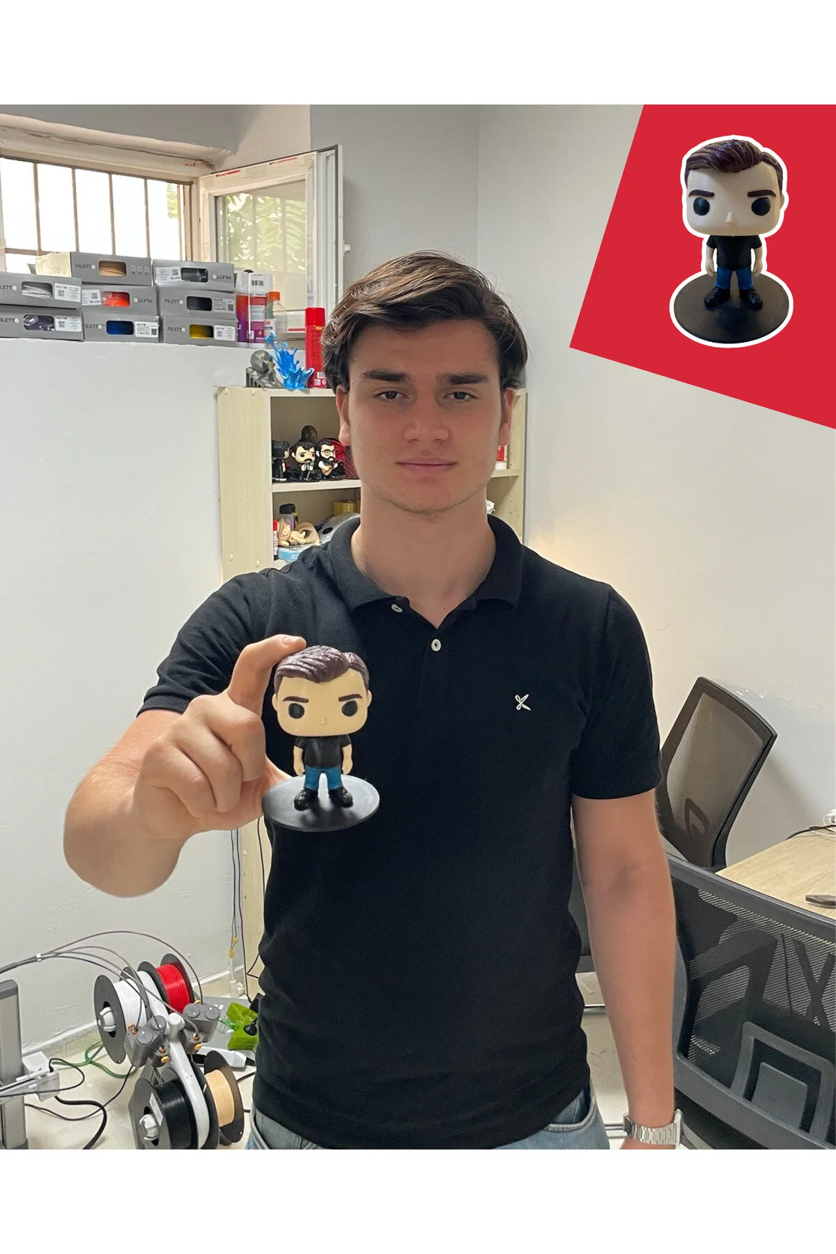 فیگور شخصیت شما شکل – شخصی سازی شده FUNKO POP از ترکیه BRENVA3D