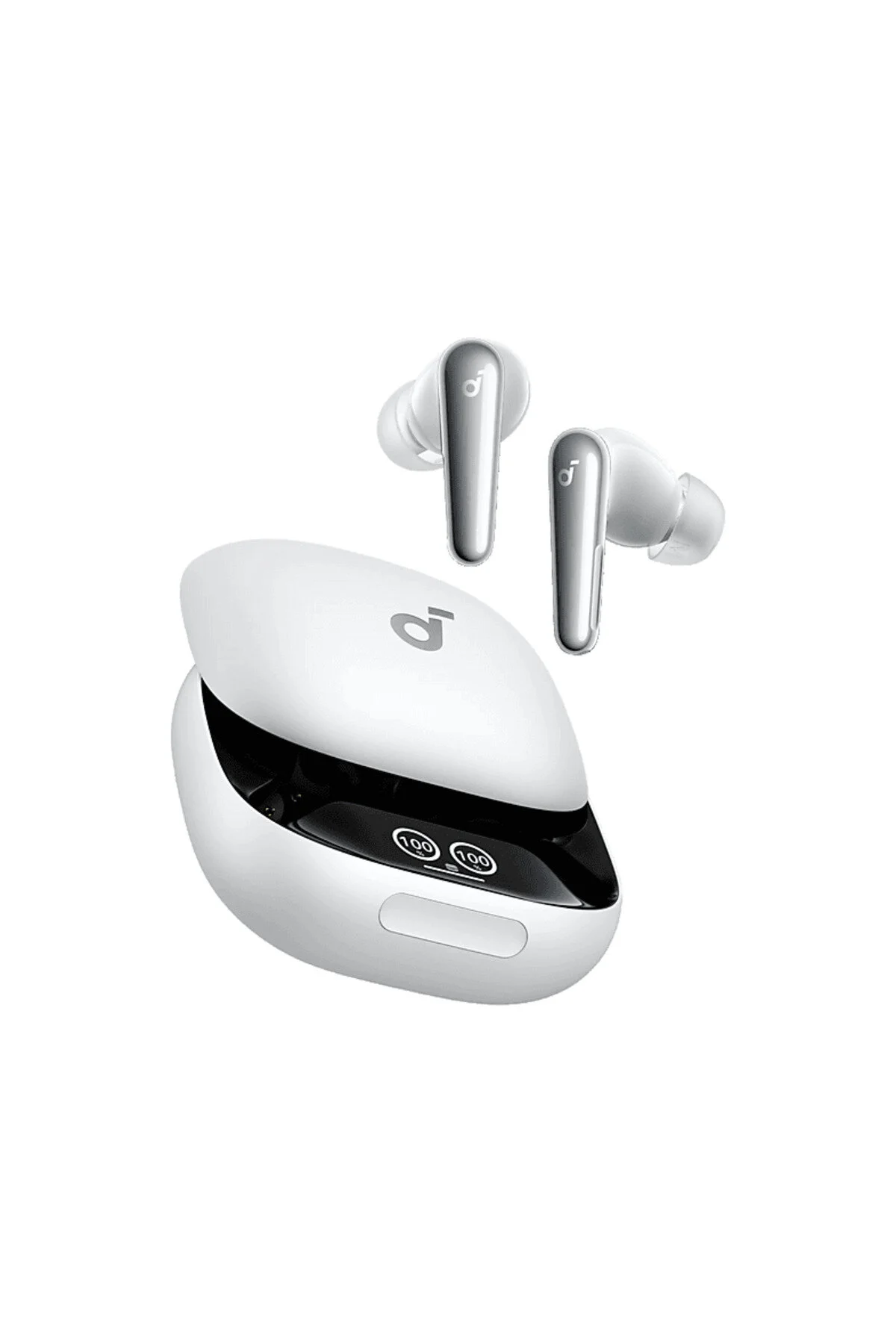 هدفون بلوتوث TWS داخل گوش SOUNDCORE LIBERTY 4 PRO ANC در هدست سرب سفید Anker