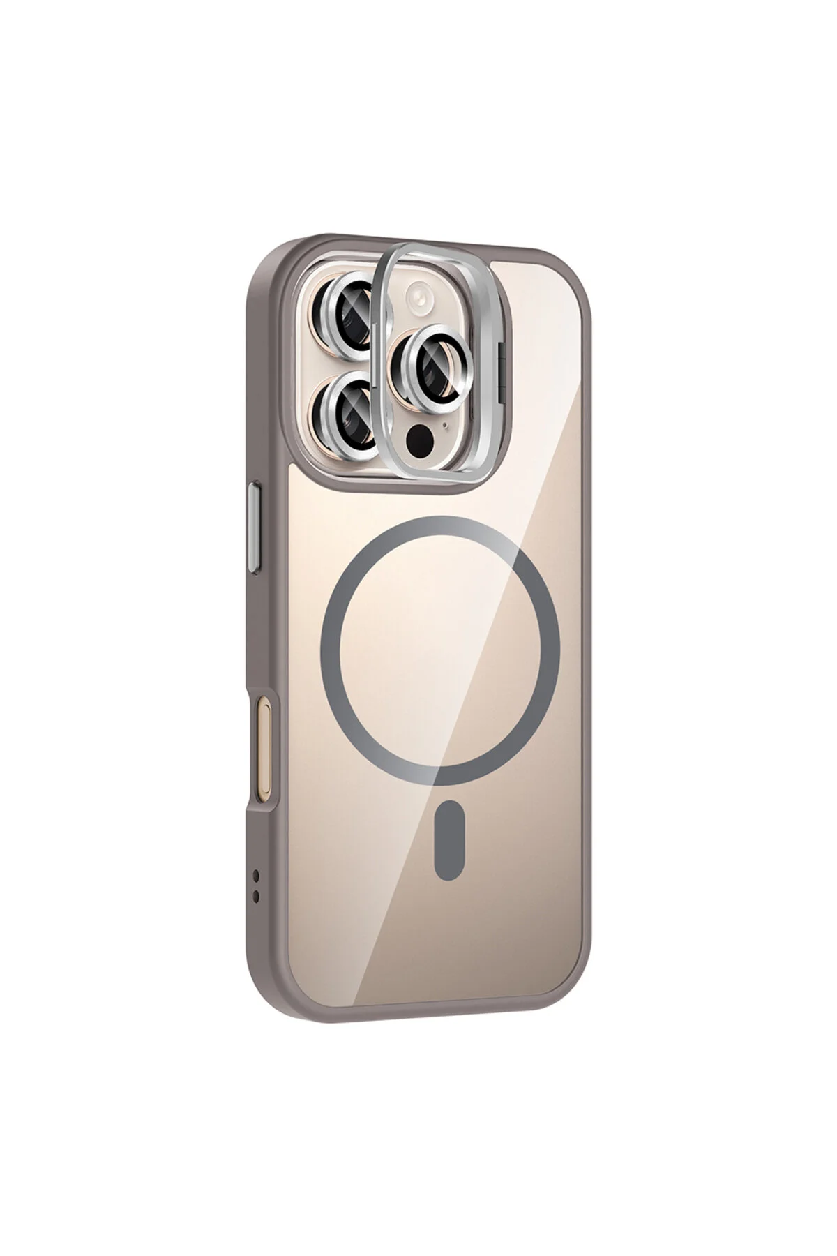 کاور و قاب محصولات IPHONE 14 PRO MAX CASE 2 در یک محصول با لنز پشت شفاف رنگی بادوام casetube