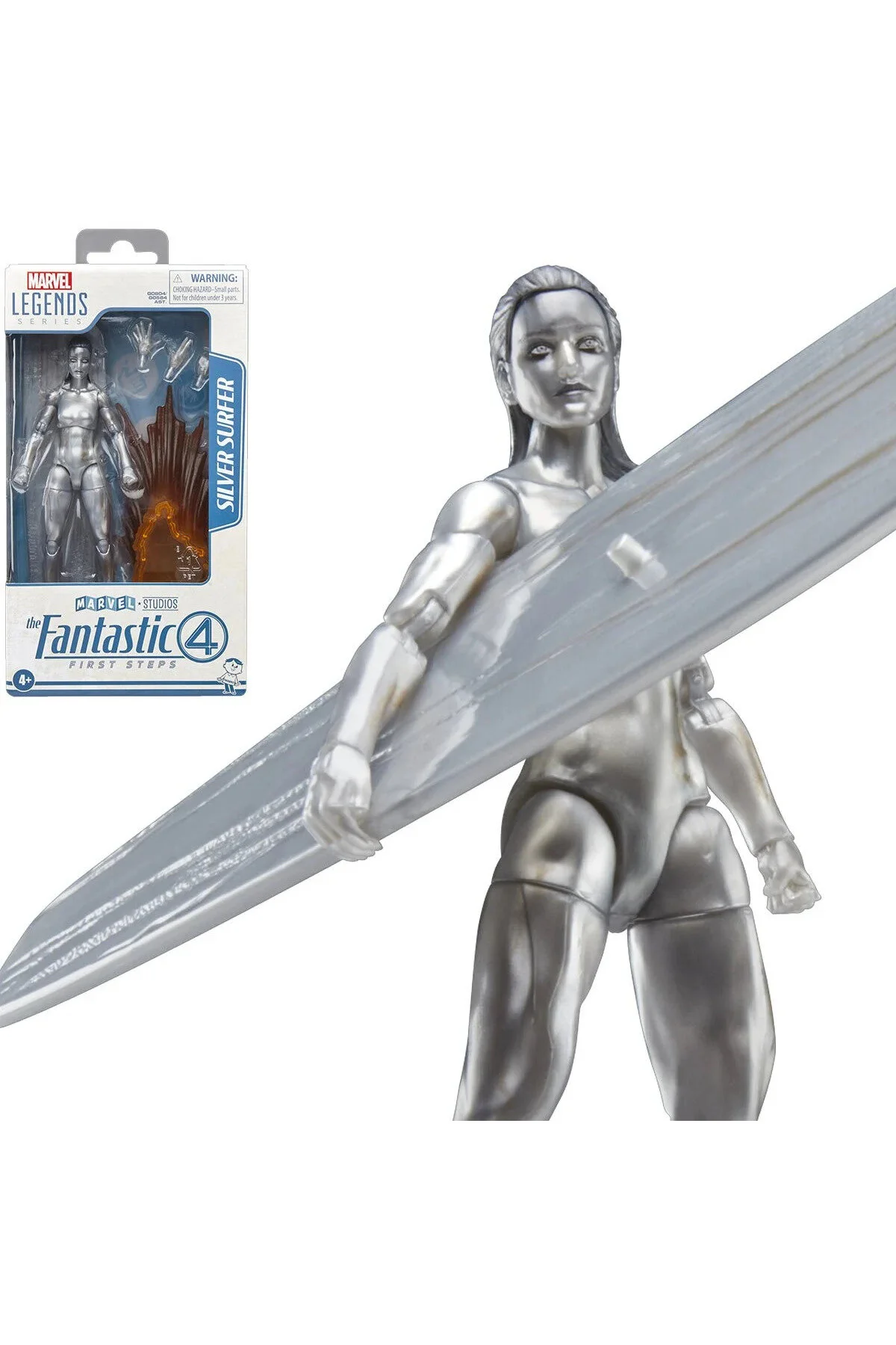 فیگور MARVEL LEGENDS SILVER SURFER THE FANTASTIC FOUR: FIRST STEPS اکشن figur