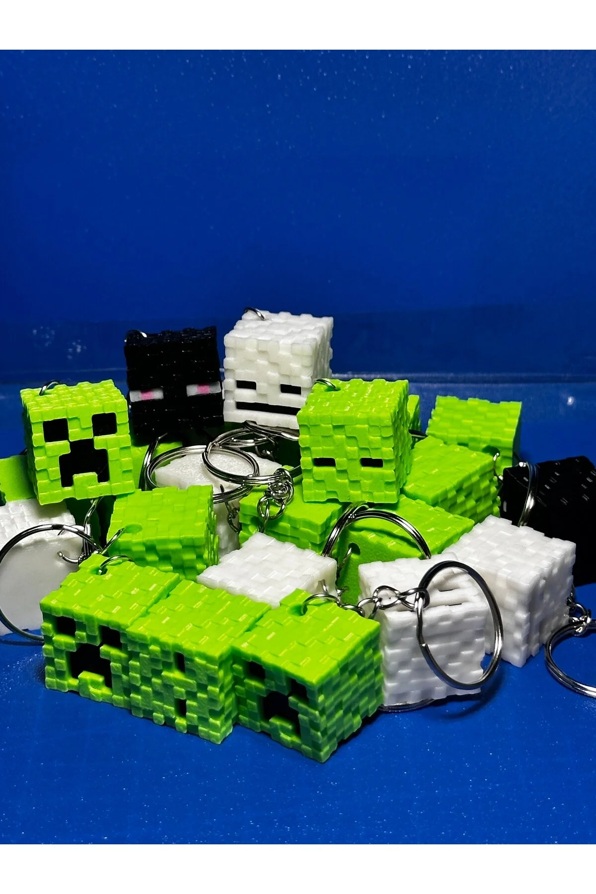 ست جاکلیدی و کیف 4 تکه فیگور MINECRAFT 4PCS Store