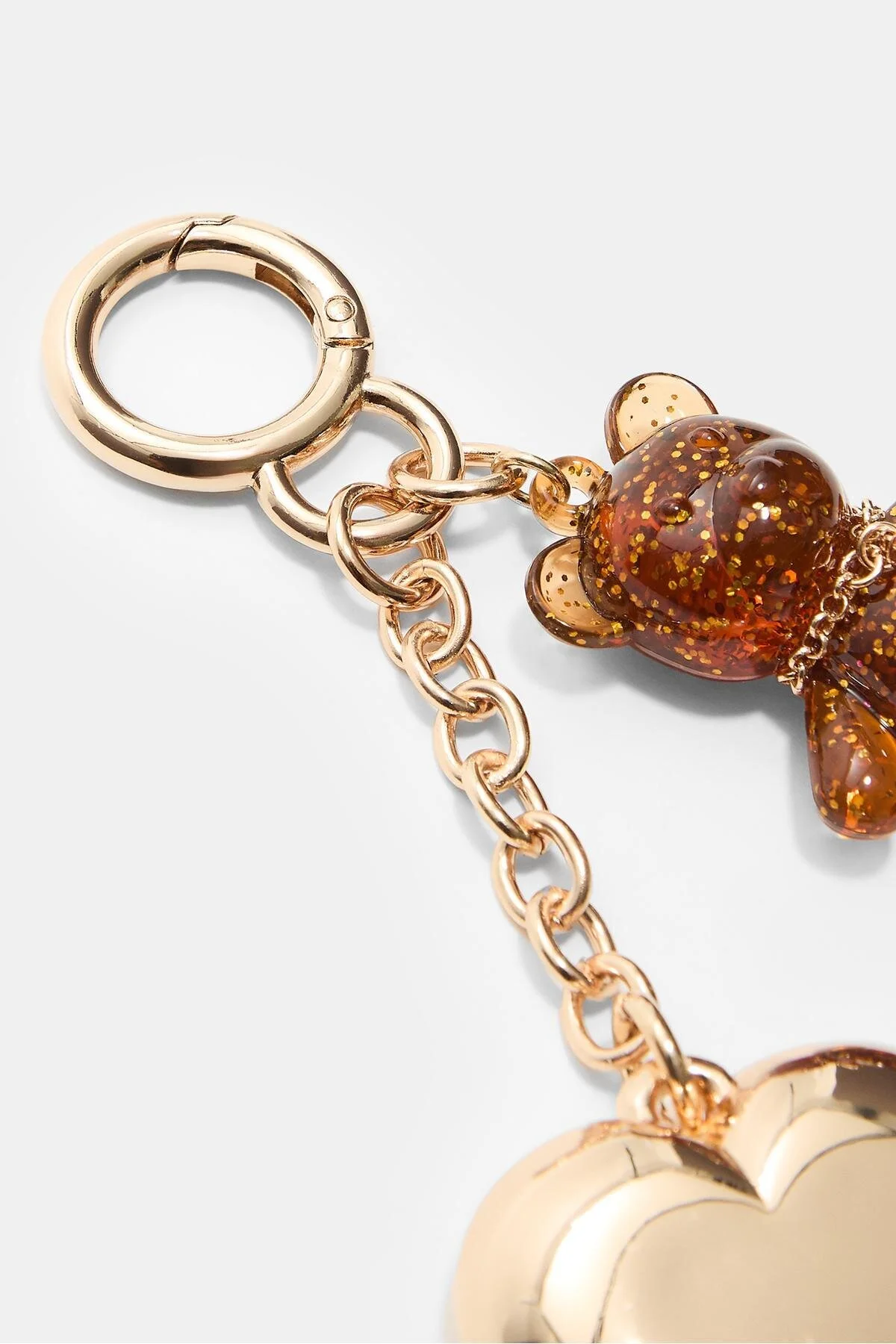 جلیقه کلید طلسم خرس فلزی اورجینال Stradivarius