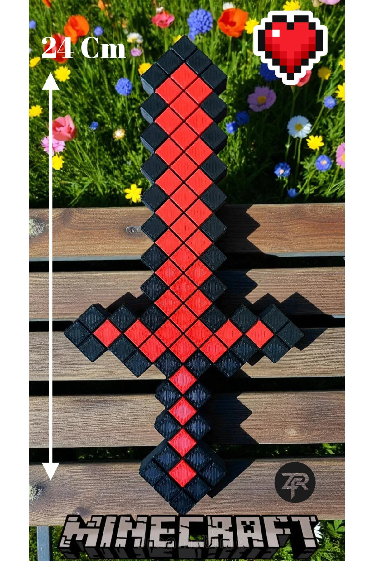 فیگور شکل شمشیر قرمز مشکی MINECRAFT ZFRGROUP
