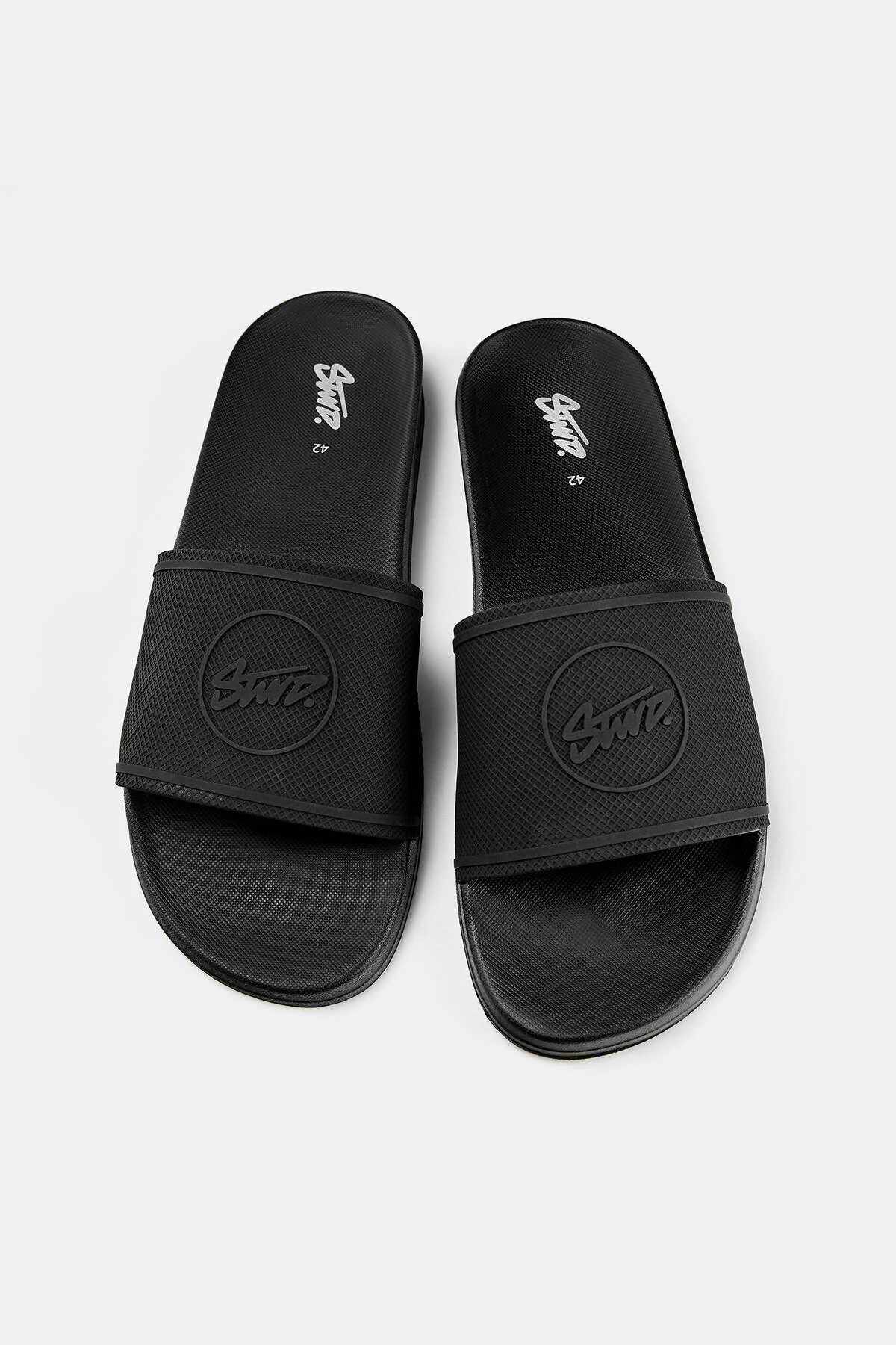 دمپایی مردانه عرق لاستیکی STWD پول اند بیر Pull & Bear