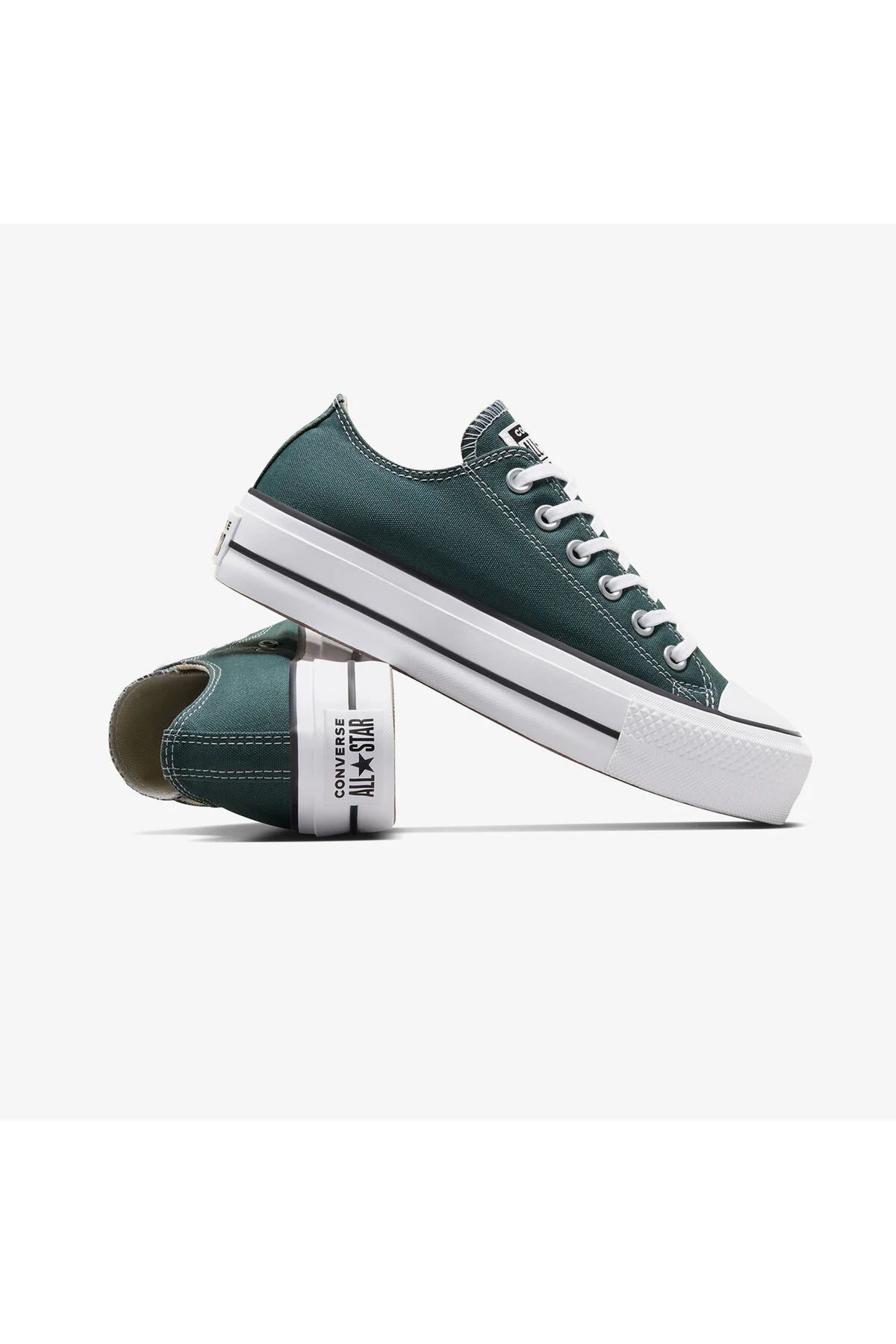 کفش لایف‌استایل کانورس مدل Chuck Taylor All Star L – سبز روشن با طراحی زنانه