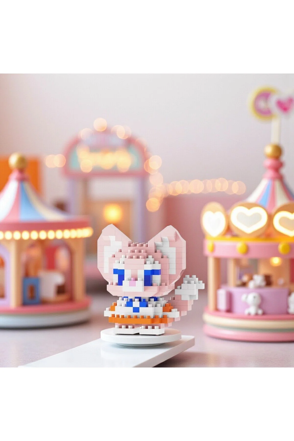پازل سه بعدی | PINKYDAY DISNEY LINABELL – مجموعه مینی بلوک با هدیه سورپرایز SUNSTER COMPANY™ 214 قطعه Bricks