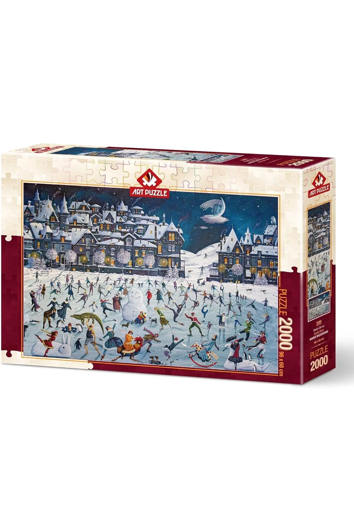 پازل رقص SELLBUYST ON ICE 2000 قطعات مرسوم مد روز 266450 STOREMAX