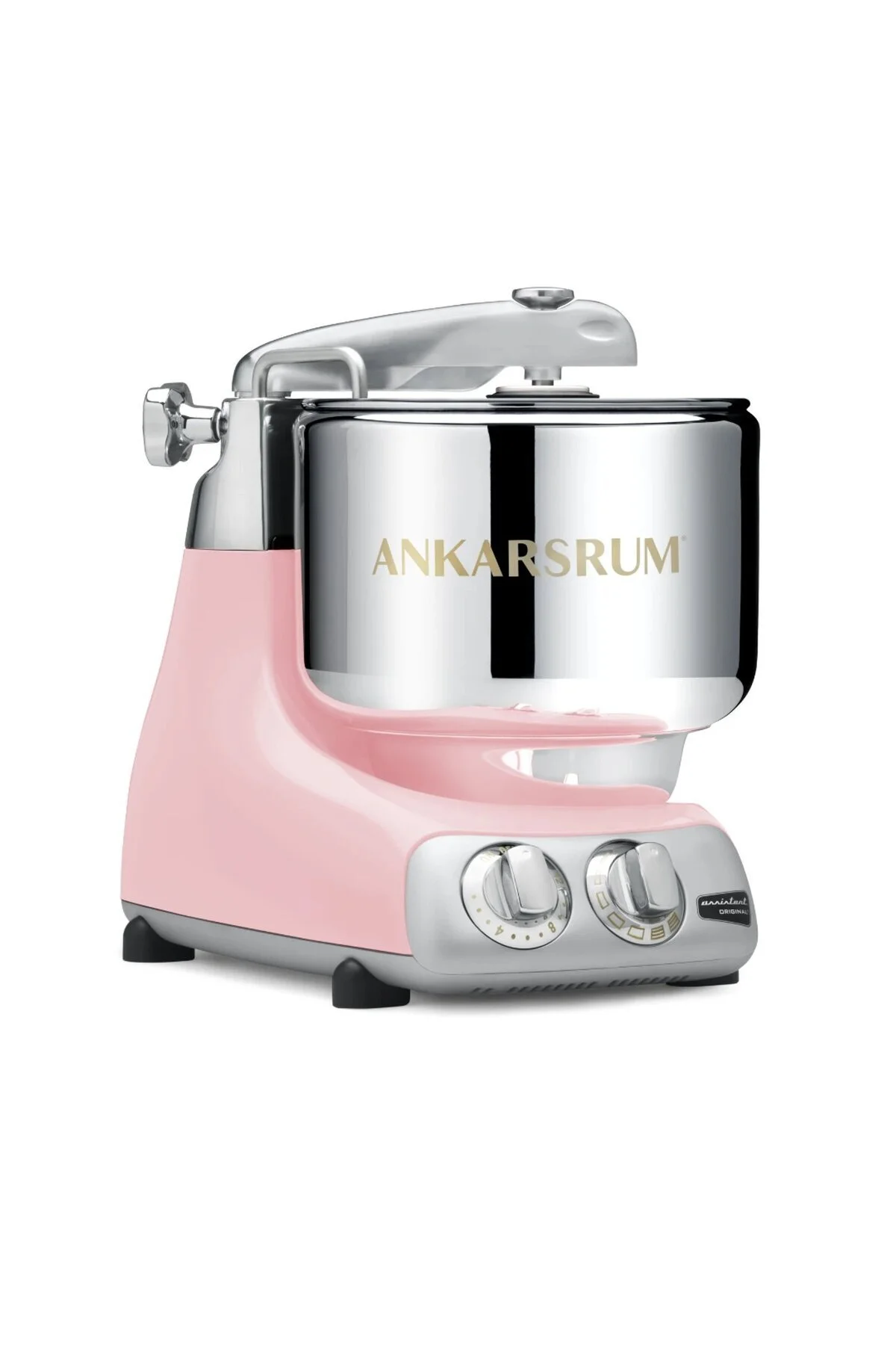 میکسر و ست پایه 7 لیتری AKM 6230 CP پودر دستیار آشپزخانه 1500 وات با 9 دستگاه اورجینال Ankarsrum