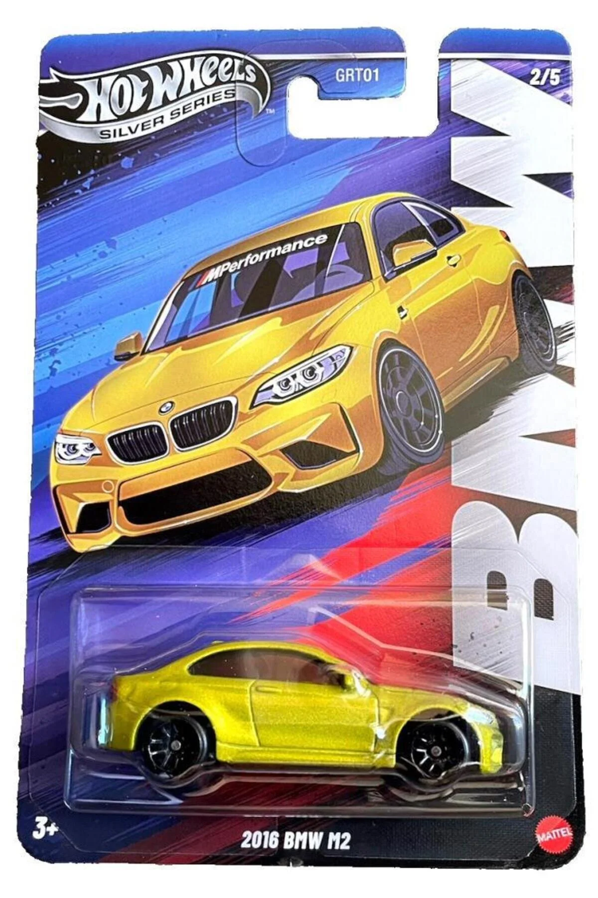 ماشین اسباب بازی BMW SERIES CARS 2016 M2 GRT01 JBY55 از ترکیه HOT WHEELS