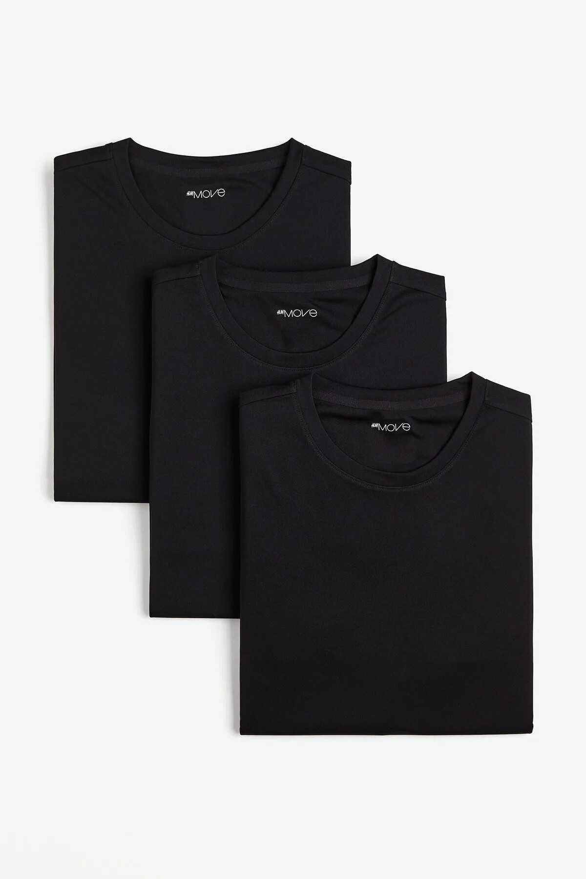 رکابی ورزشی مشکی مردانه 3 FIT اورجینال H M H&M