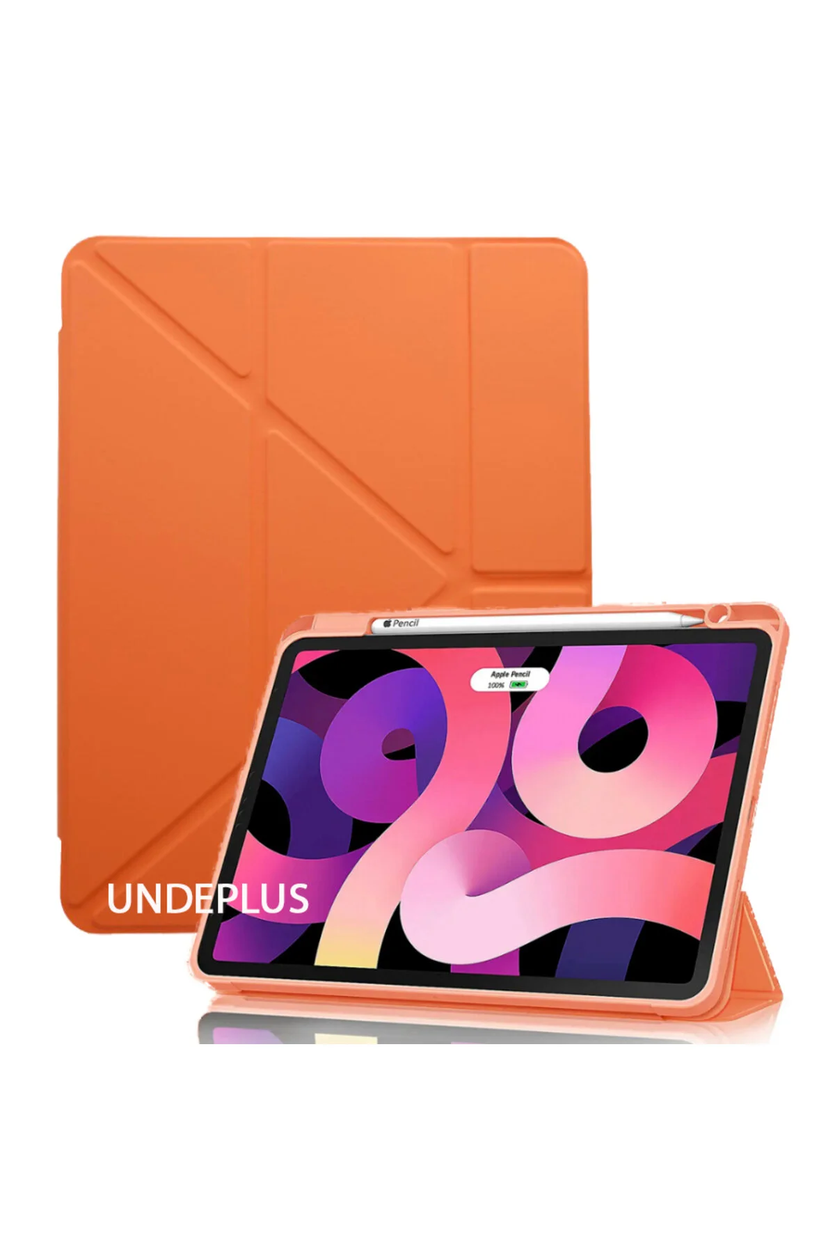 کاور تبلت APPLE IPAD نسل یازدهم A16 11 اینچی دهم 10.9 اینچ قاب محافظ سه تاشو با محفظه قلم UnDePlus