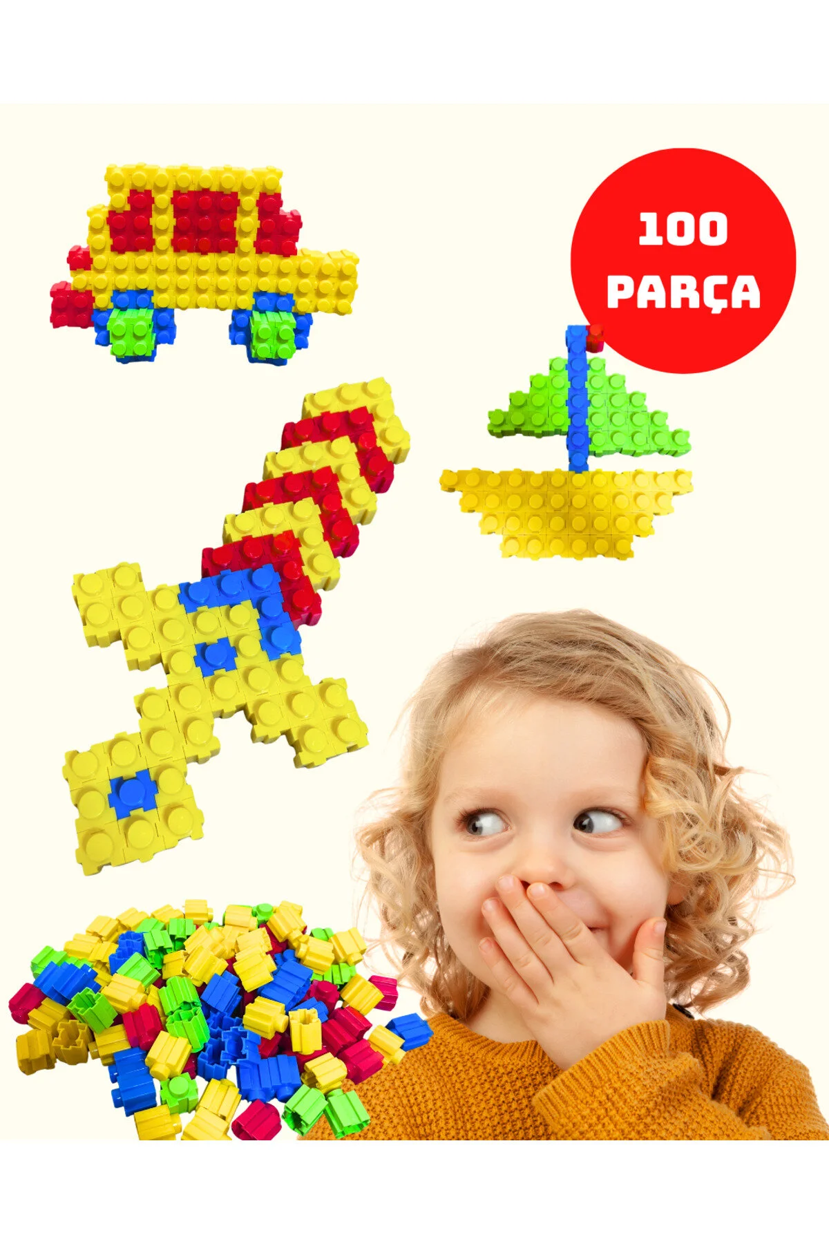 لگو و اسباب بازی های ساخت محور 100 PIECES OF TICK TOCK BLOCKS آموزشی SNAP TOY تیک تاک بلوک MASTER BUILDING GAME از ترکیه ankahometoys