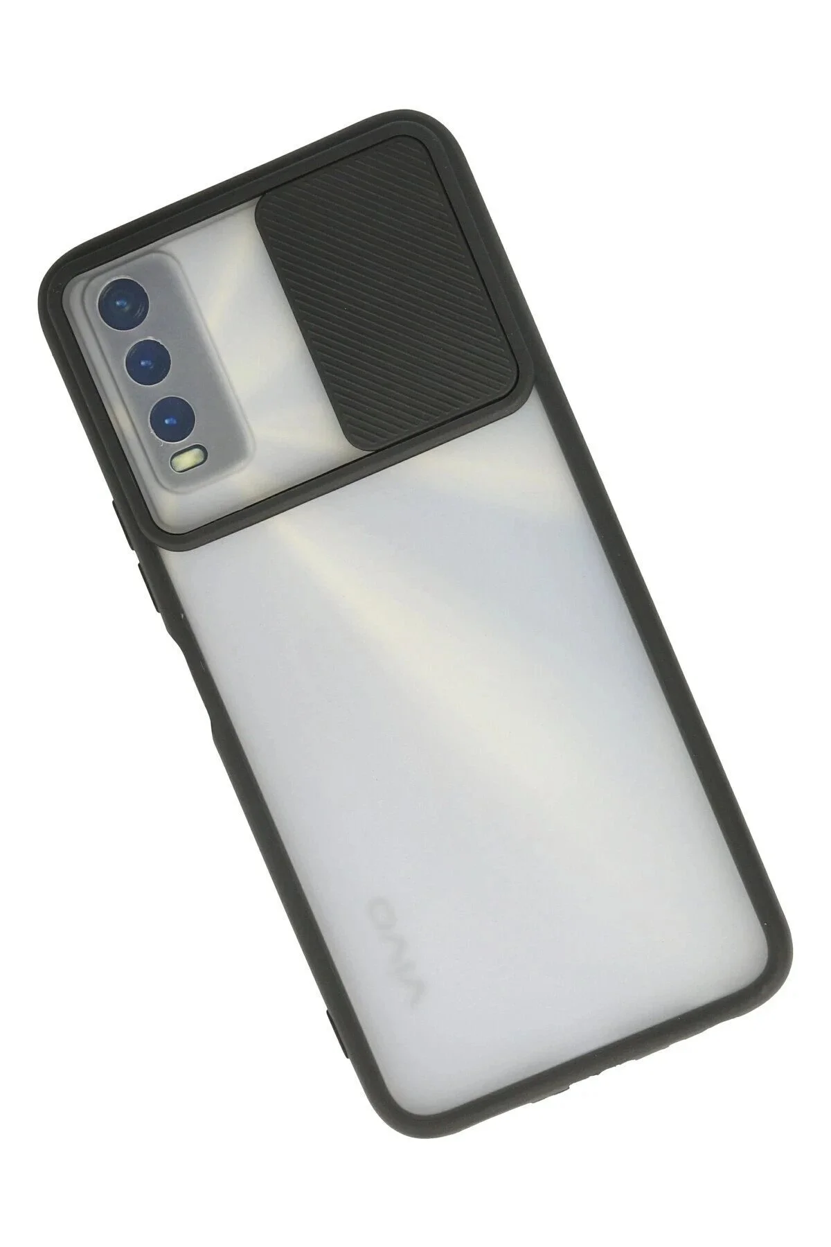 کاور و قاب VIVO CASE PALM FROSTED CAMERA SLIDER مشکی VB4485 CepteToptan