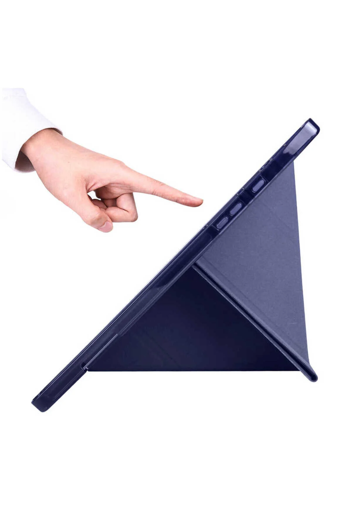 کاور تبلت قاب تاشو سازگار SAMSUNG GALAXY TAB A8 10.5 X200 با پایه نگهدارنده قلم و حالت خواب Yesnıce