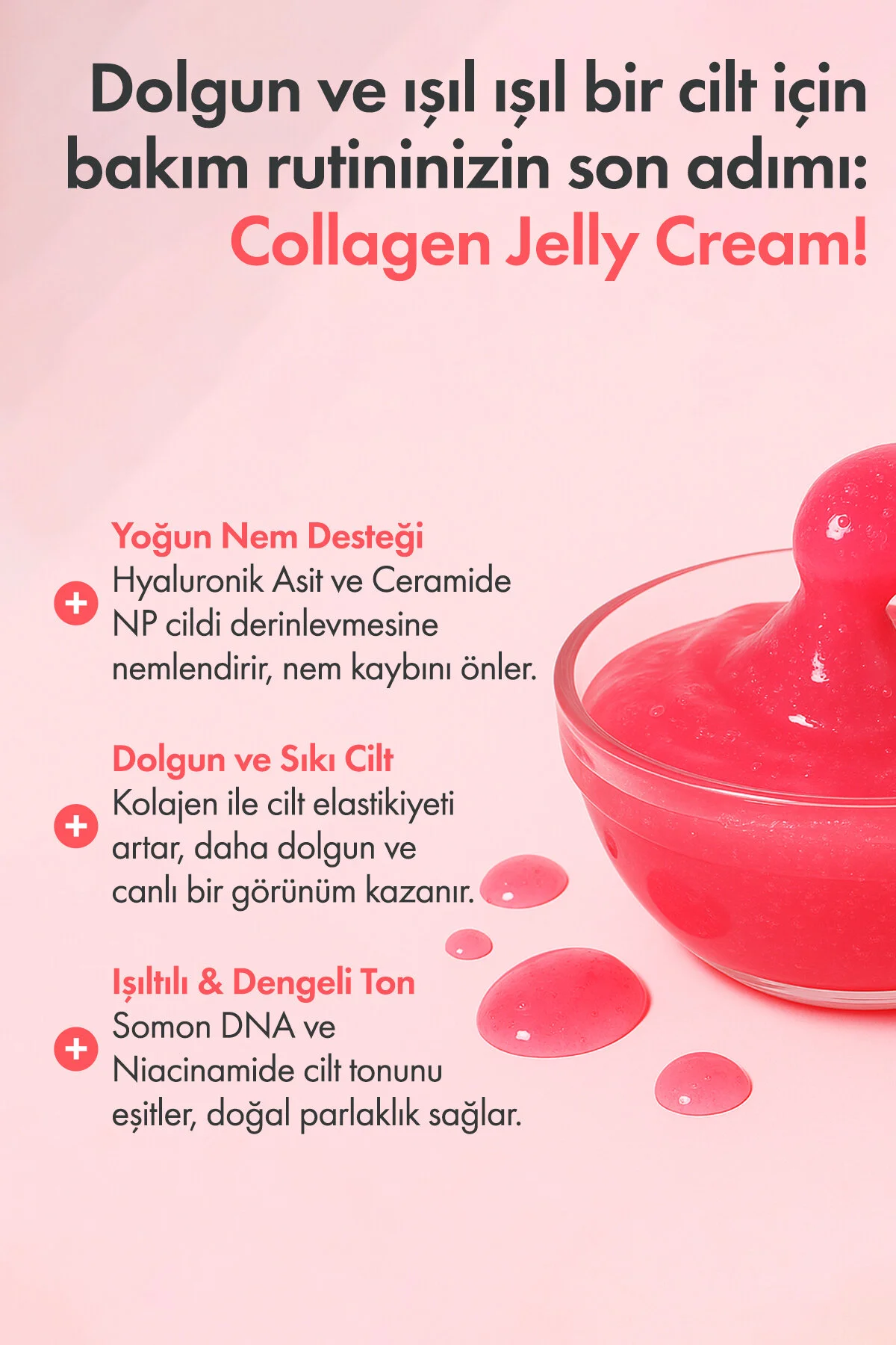 کرم ژله‌ای کلاژن صورت 50 میلی‌لیتری مناسب برای مراقبت از پوست Ph Lab
