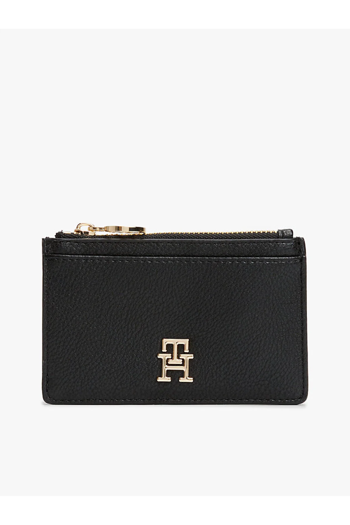 کیف پول دارنده کارت مشکی زنانه اورجینال Tommy Hilfiger