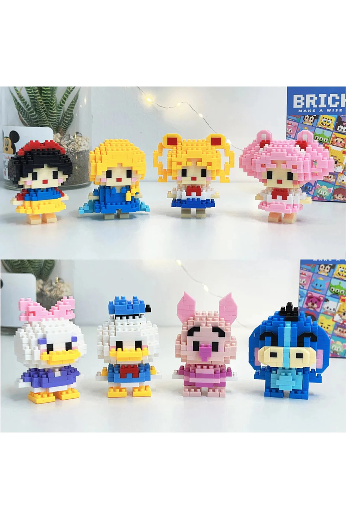 پازل سه بعدی | PINKYDAY ICE QUEEN ELSA – مجموعه مینی بلوک با هدیه شگفت انگیز–SUNSTERCOMPANY™187PCS Bricks