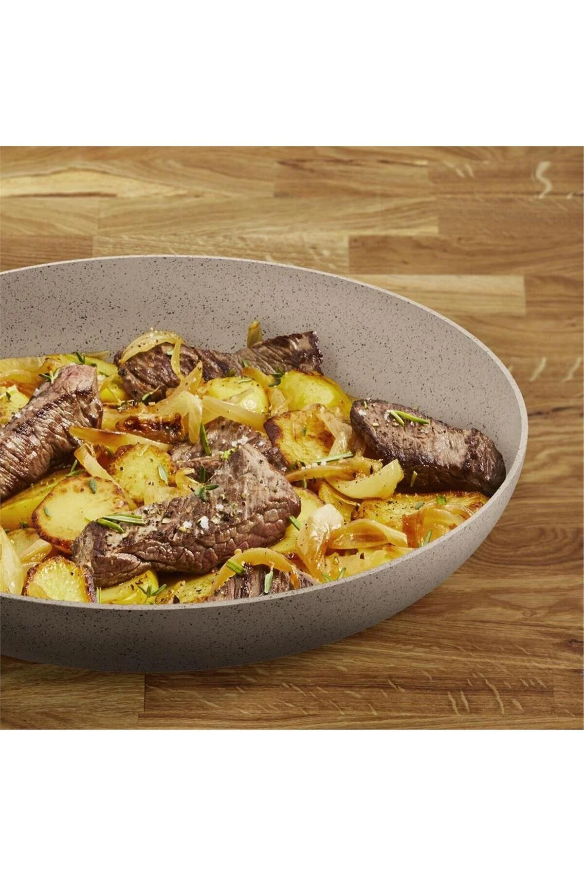 تابه ست 2 تکه اسنشال بژ 28 و 24 سانتی متر TEFAL
