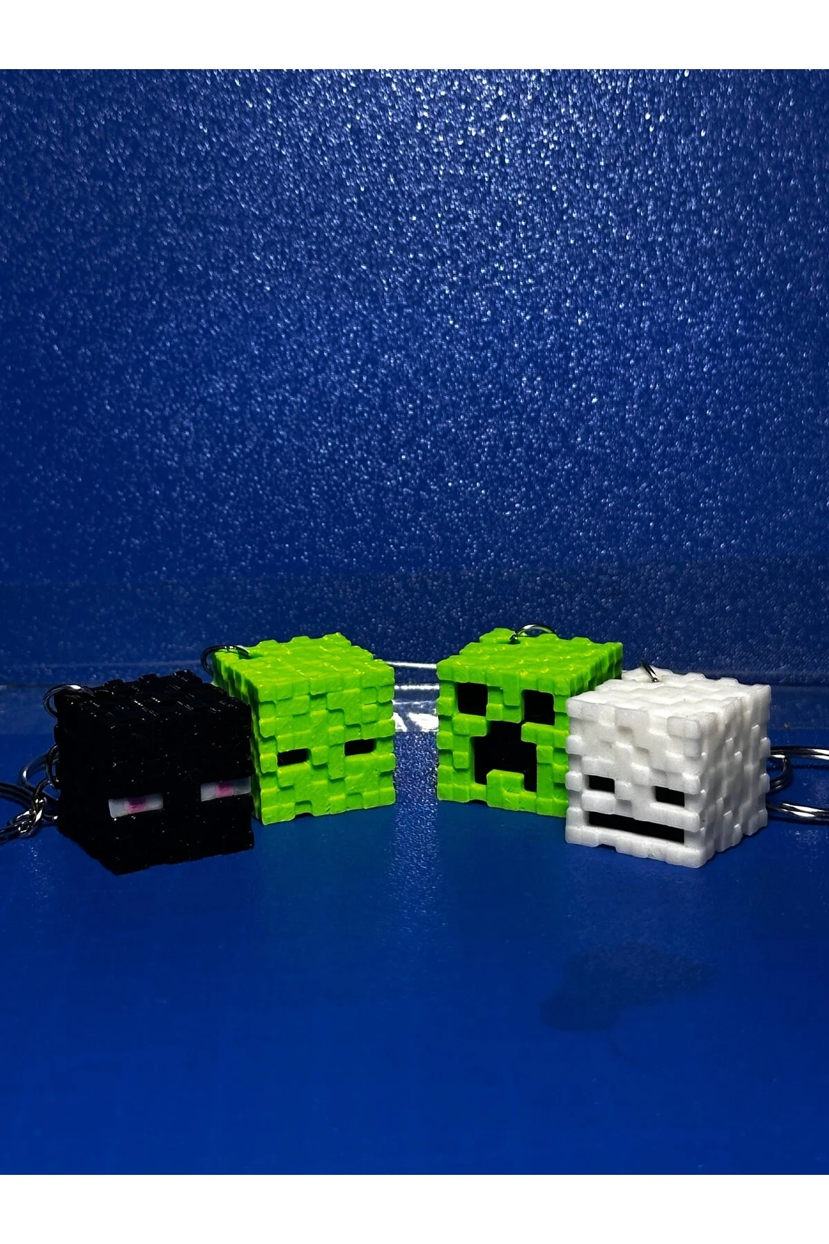 ست جاکلیدی و کیف 4 تکه فیگور MINECRAFT 4PCS Store