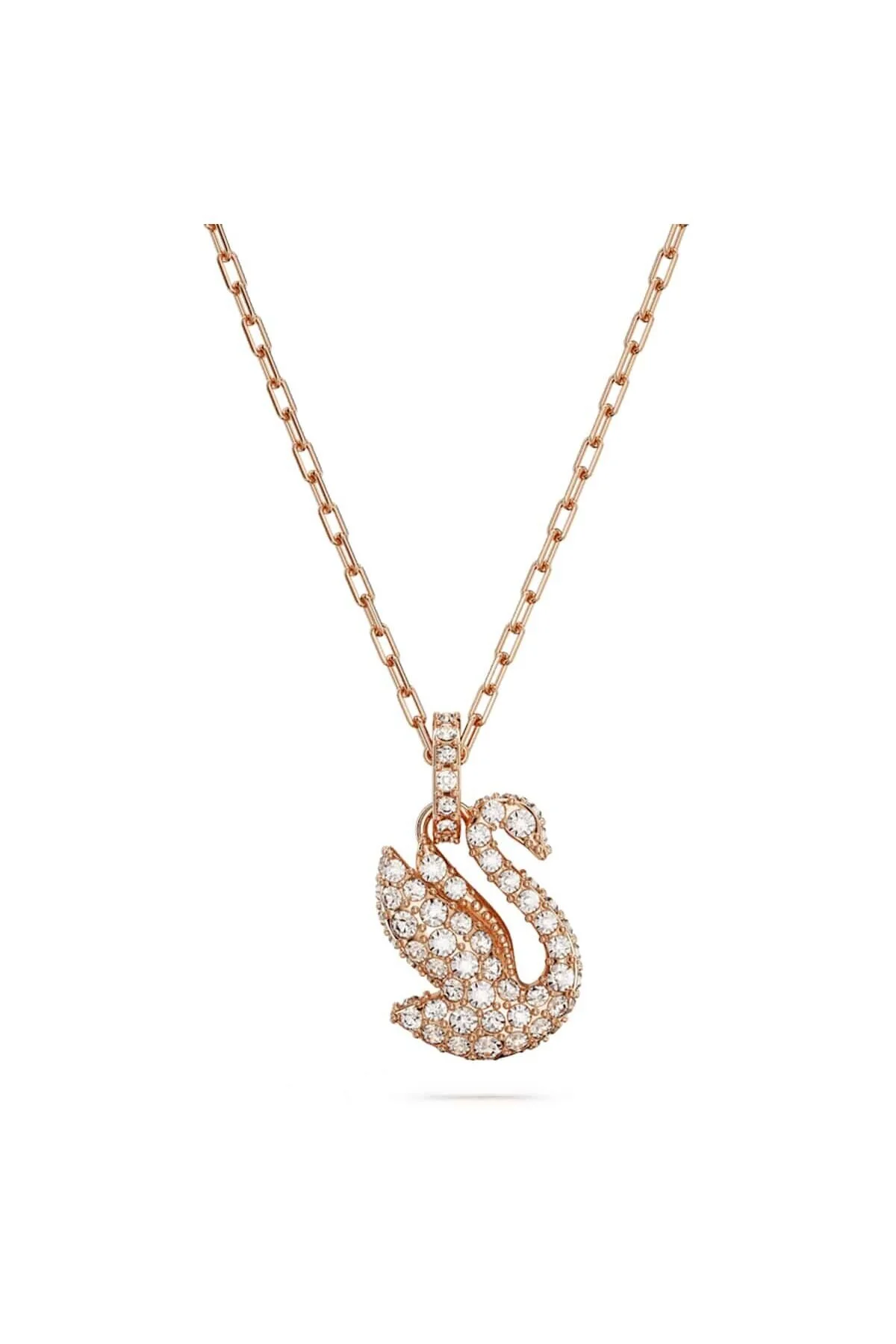 گردنبند فشن زنانه 5647555 نمادین قو: آویز XXS WHI ROS سواروسکی اورجینال Swarovski