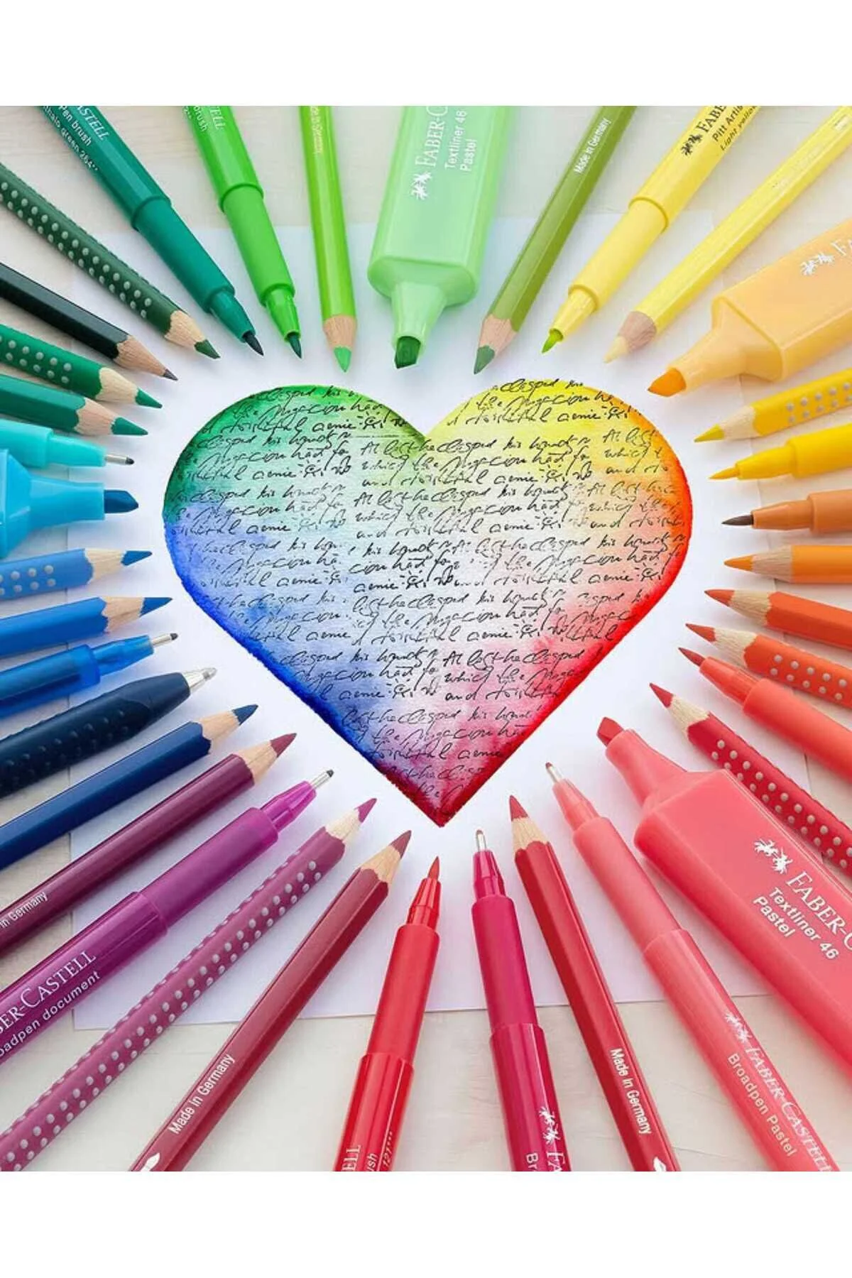 Faber Castell Faber Art Grip 24 Colors Cryons Creative Studio 3,3 mm