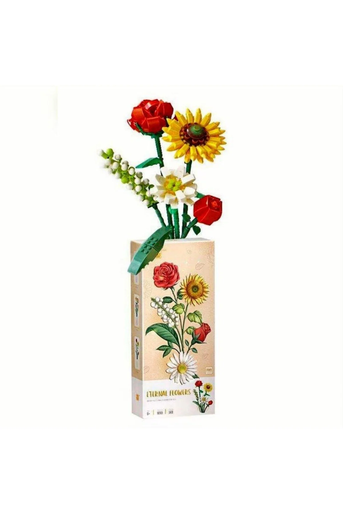 پازل سه بعدی SUNSTER COMPANY™ MINI ETERNAL HELIOTROPE BUILDING BLOCKS | ست DIY – 568 عدد| تزئینی Sunster Company™