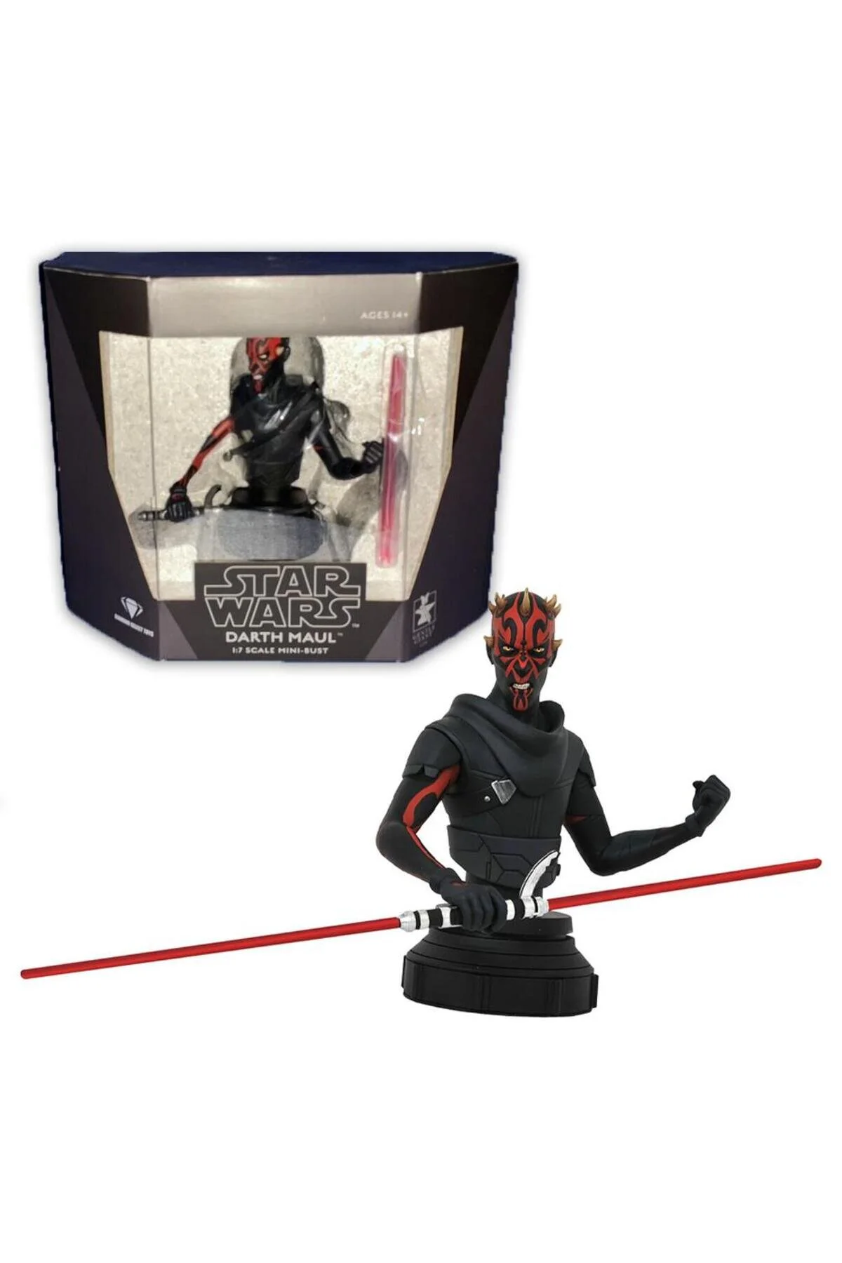 فیگور DIAMOND STAR WARS REBELS DARTH MAUL BUST 1 7 Diamond Select