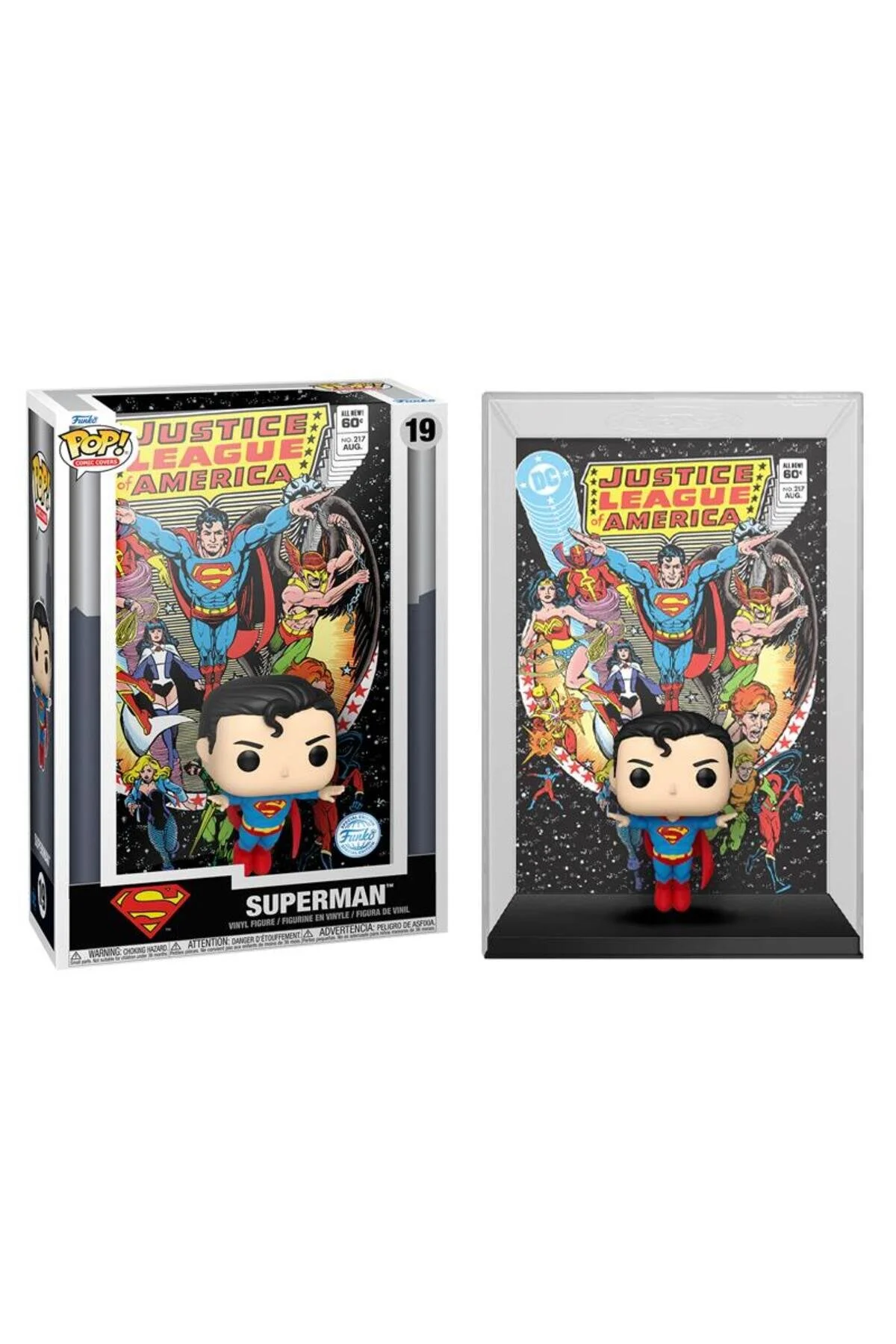 فیگور جلد کمیک پاپ DC JUSTICE LEAGUE OF AMERICA SUPERMAN SPECIAL EDITION NO:19 Funko