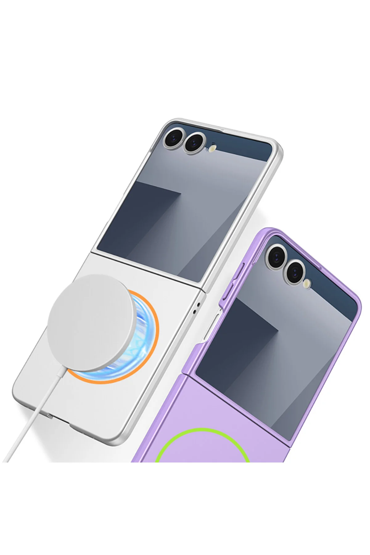 کاور و قاب محافظ شارژ بی سیم سامسونگ گلکسی Z FLIP 7 ویژه مات M SAFE kılıffuarı