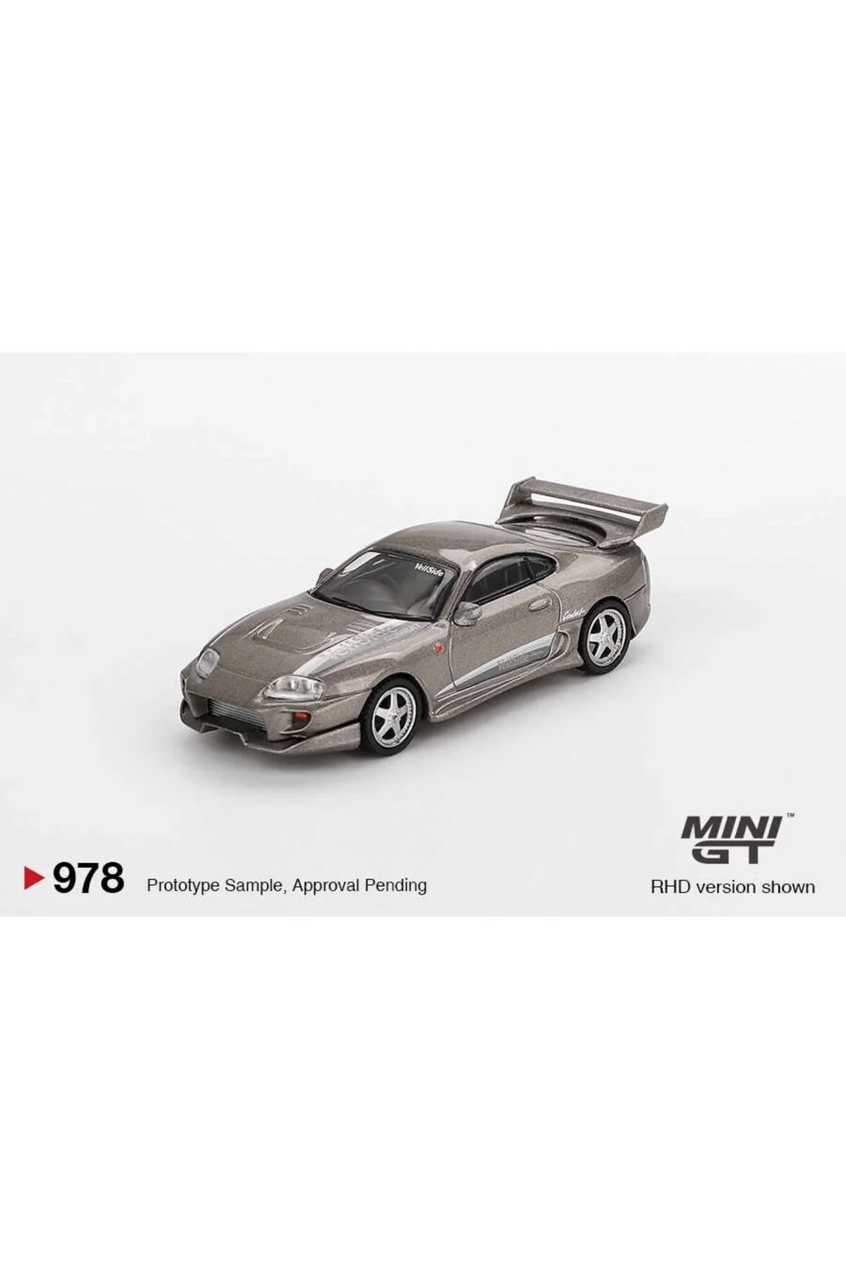مدل خودرو 1 64 TOYOTA SUPRA VEILSY COMBAT V II GREY mini gt