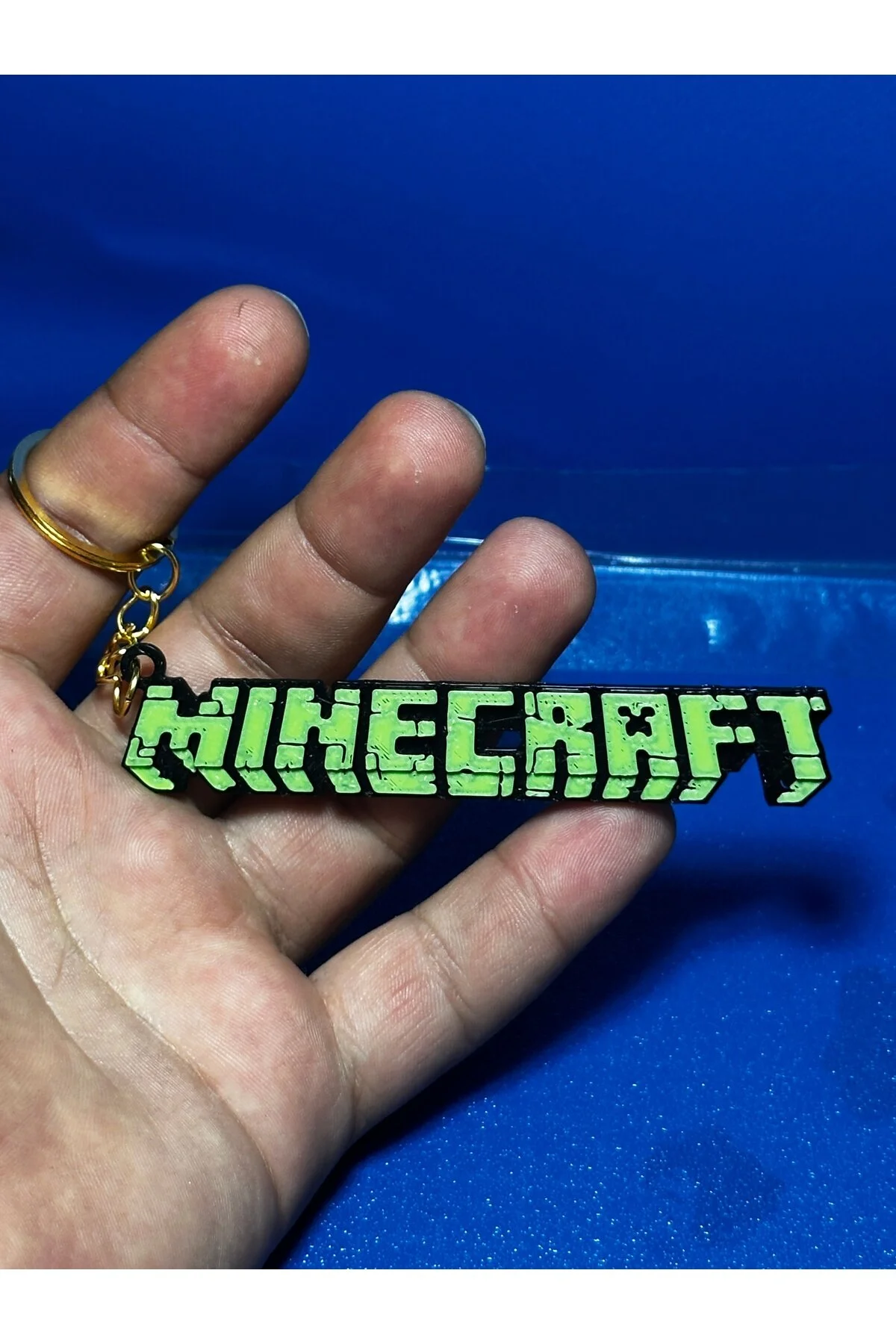 جاکلیدی و کیف جذاب سه بعدی با نوشته MINECRAFT 9 سانتی متر Store