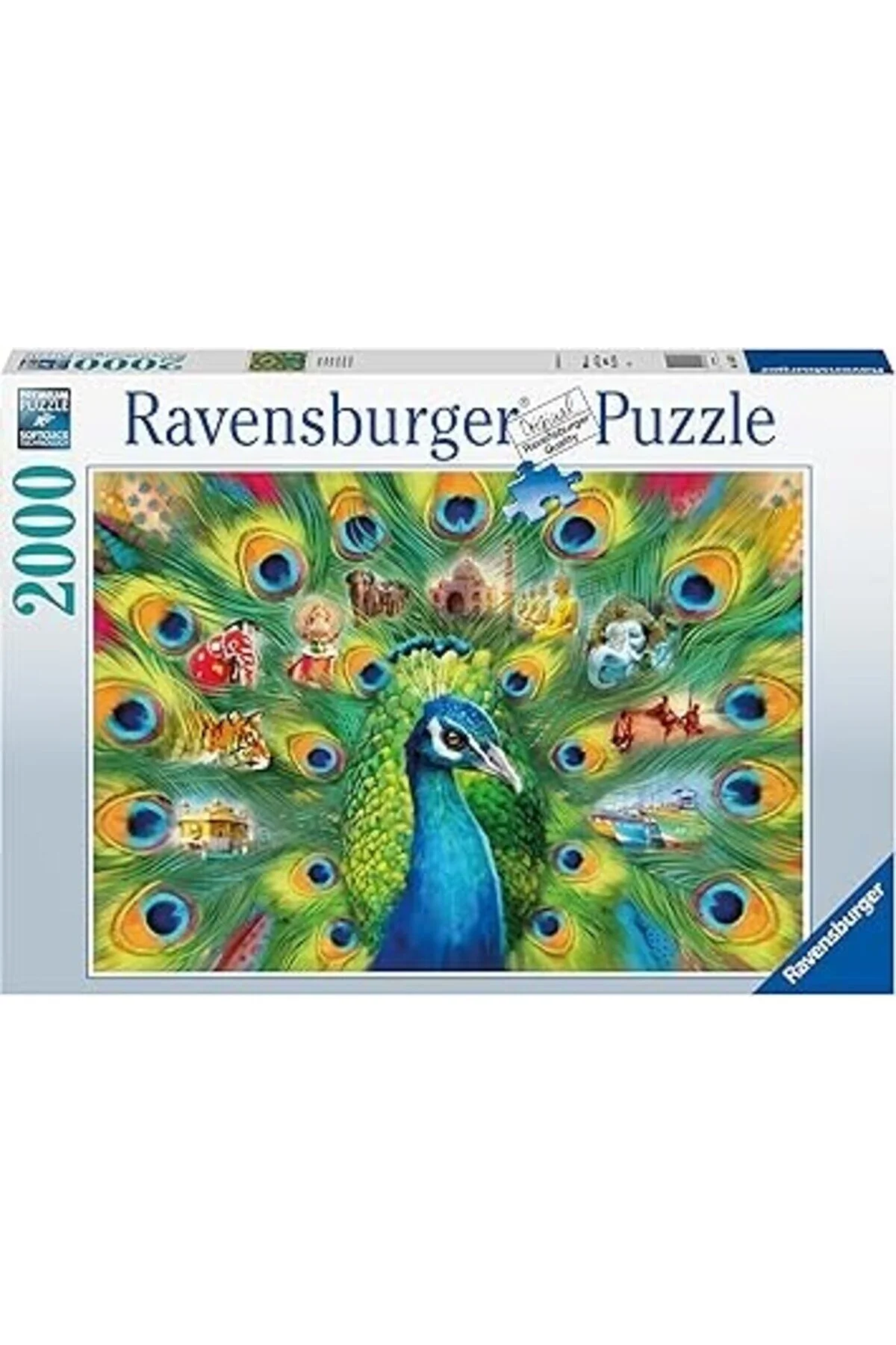 پازل RAVENSBURGER 2000 PIECE ADULT PREMIUM PUZZLE PEACOCK 16567 از ترکیه OyuncaklarÜlkesi
