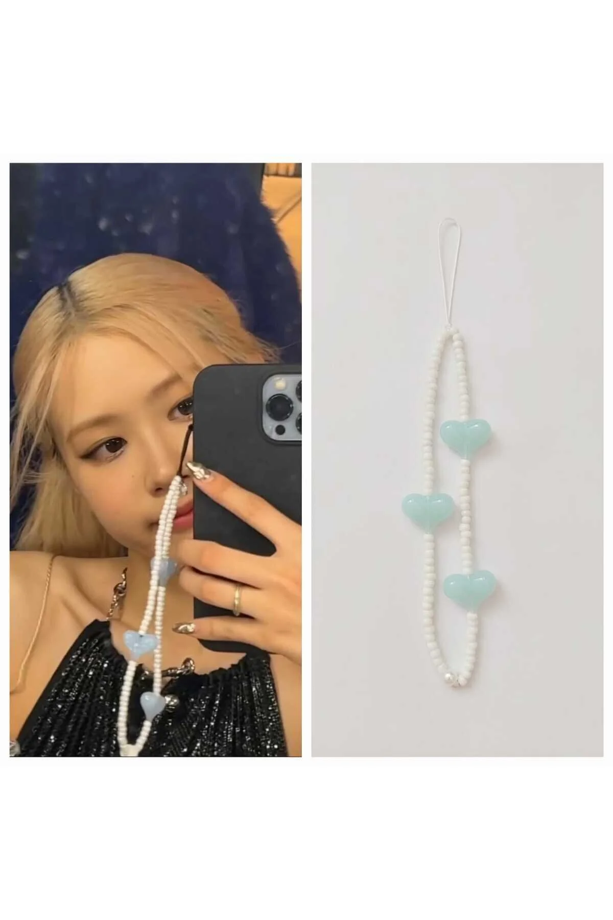 چارم طلسم گوشی KPOP BLACKPINK ROSE PHONE مناسب برای همه ها REN AKSESUAR