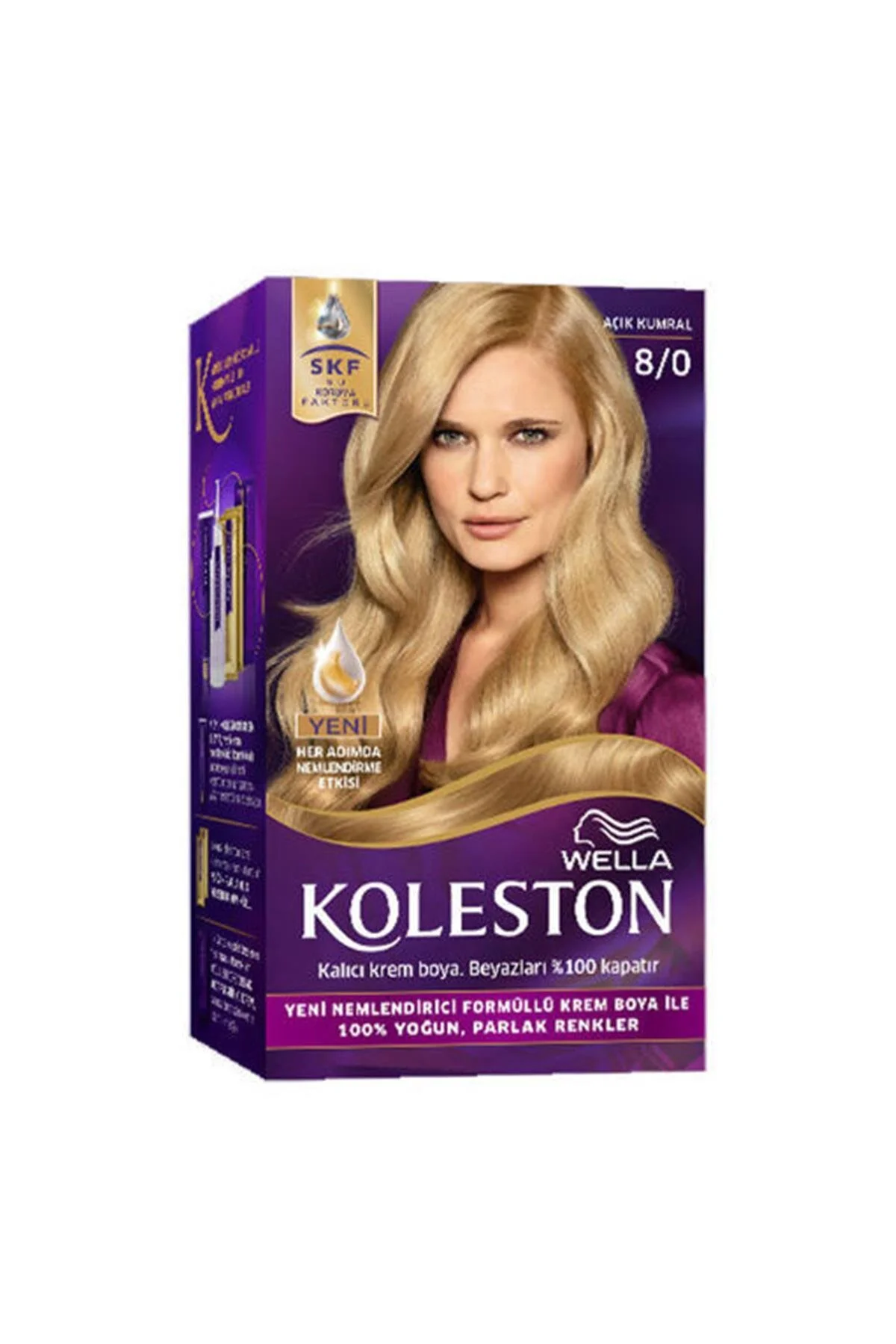 رنگ مو SUPREME KIT و شماره: 8 0 LIGHT BRUNO wella koleston