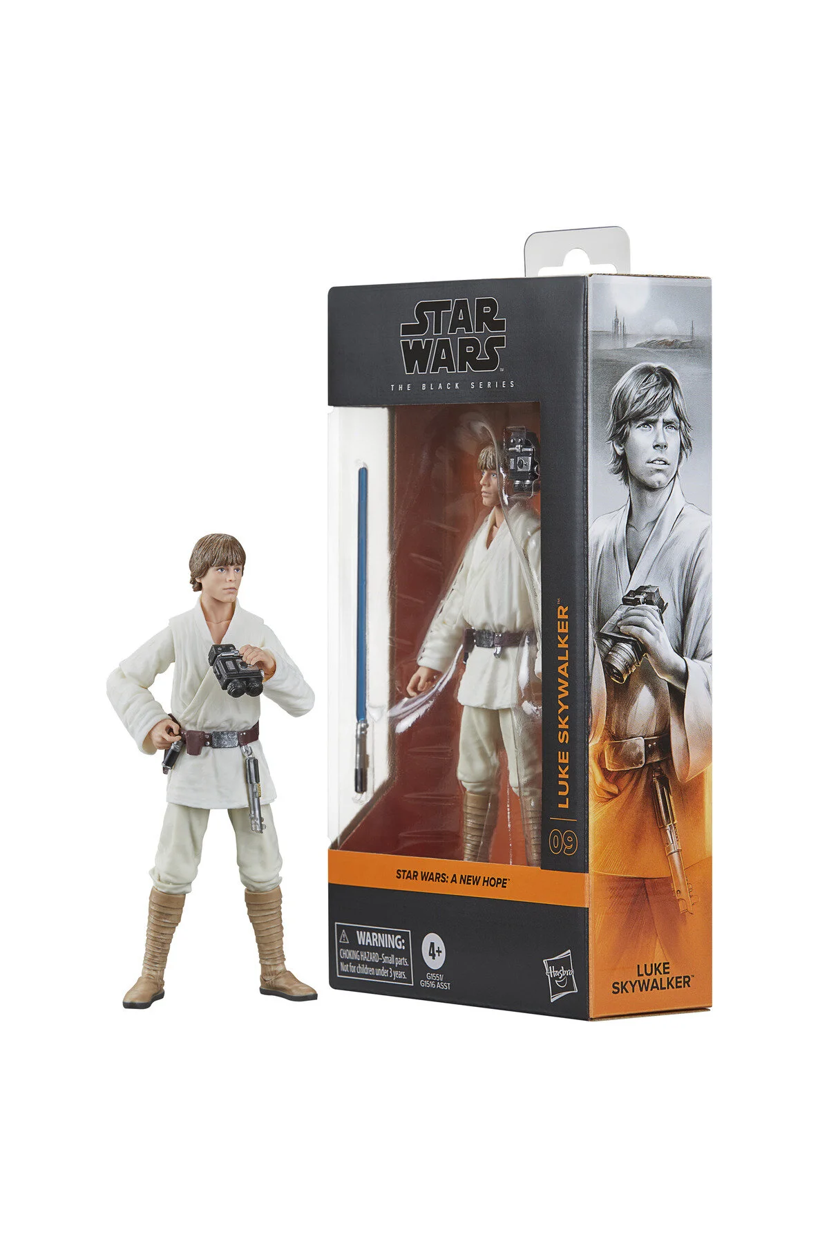 فیگور هاسبرو سری سیاه جنگ ستارگان لوک اسکای واکر ستارگان: امیدی جدید اکشن Star Wars