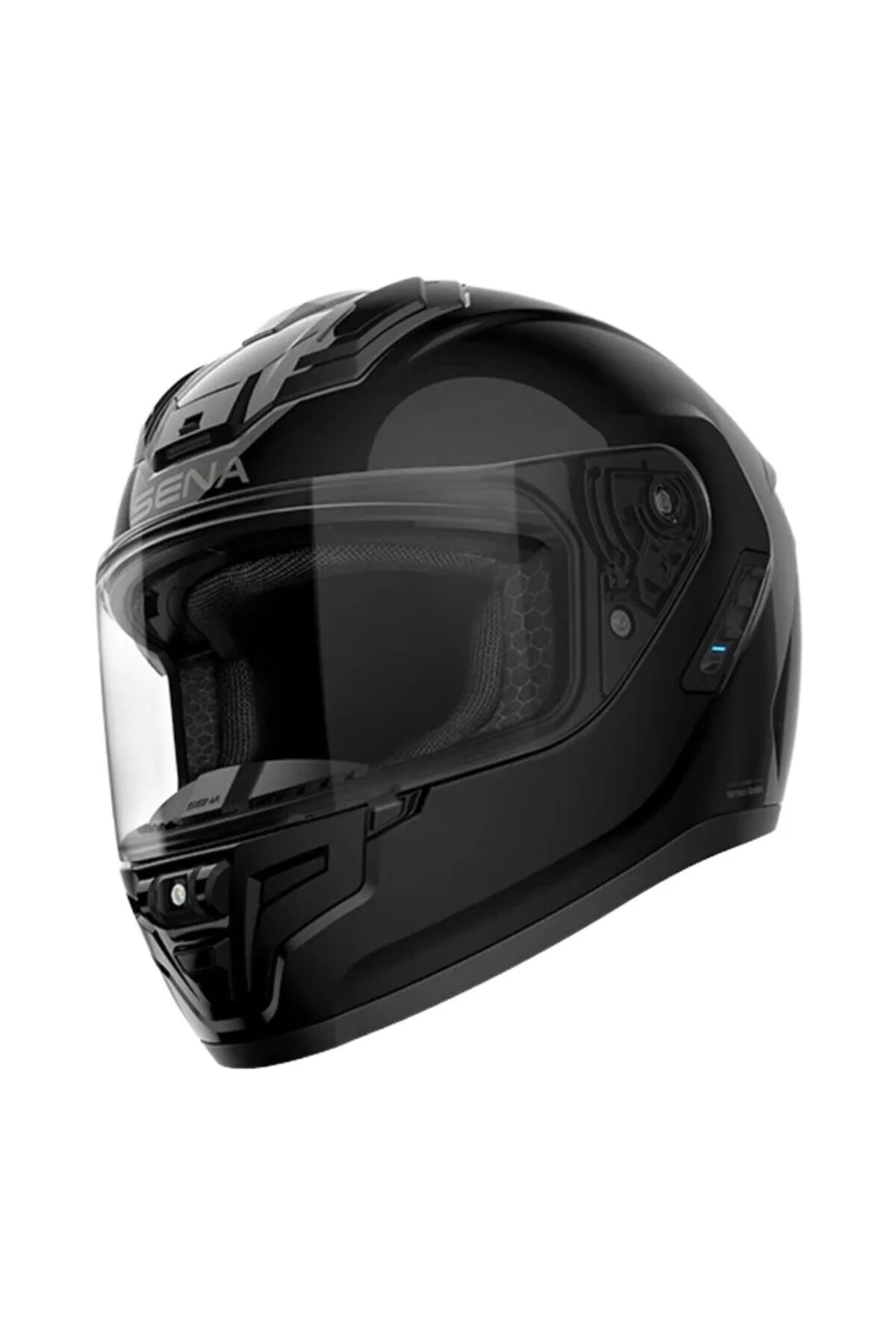 کلاه کاسکت موتورسیکلت موتور سیکلت با PHANTOM INTERCOMA BLACK Sena