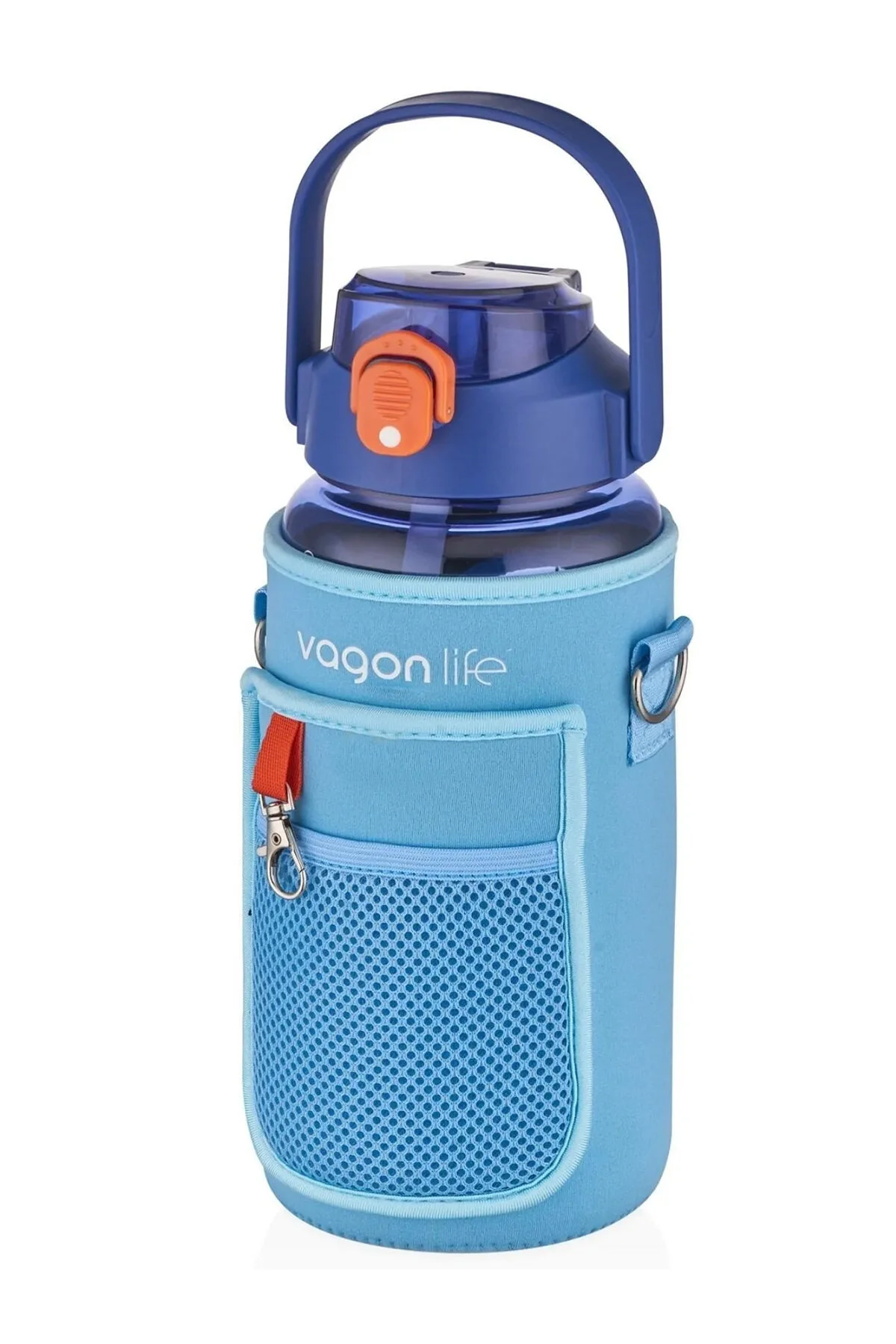 قمقمه و فلاسک چند رنگ Case Life Wagon Trican Matara 1500 میل آبی VGN2115 Vagonlife