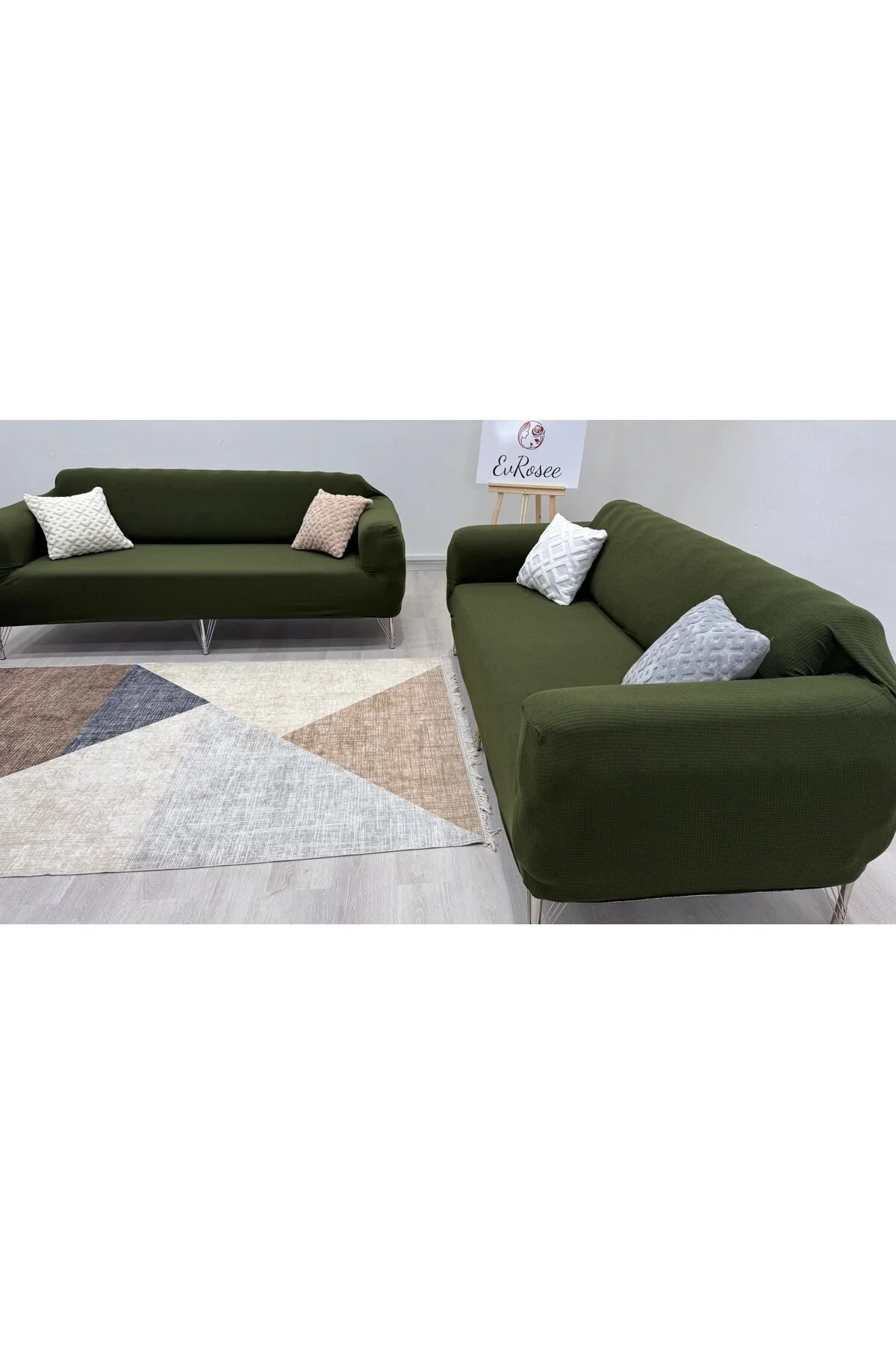 روکش مبل مجموعه پوشش صندلی LYCRA 3 1 CASE SET PRODUCT NEWPILE HOME EvRosee