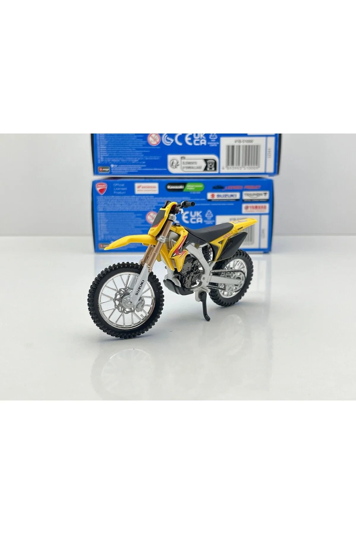 ماشین اسباب بازی سوزوکی RM Z450 اورجینال Burago