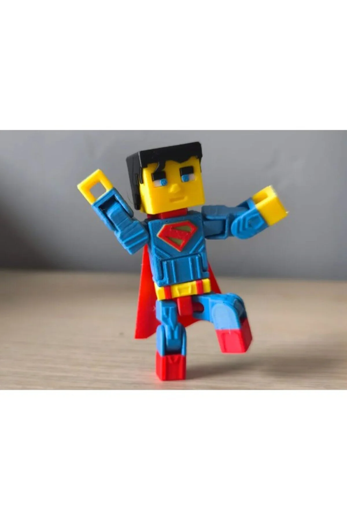 اسباب بازی های فیگور شخصیت سوپرمن 3 بعدی MINECRAFT اورجینال Lumina3D