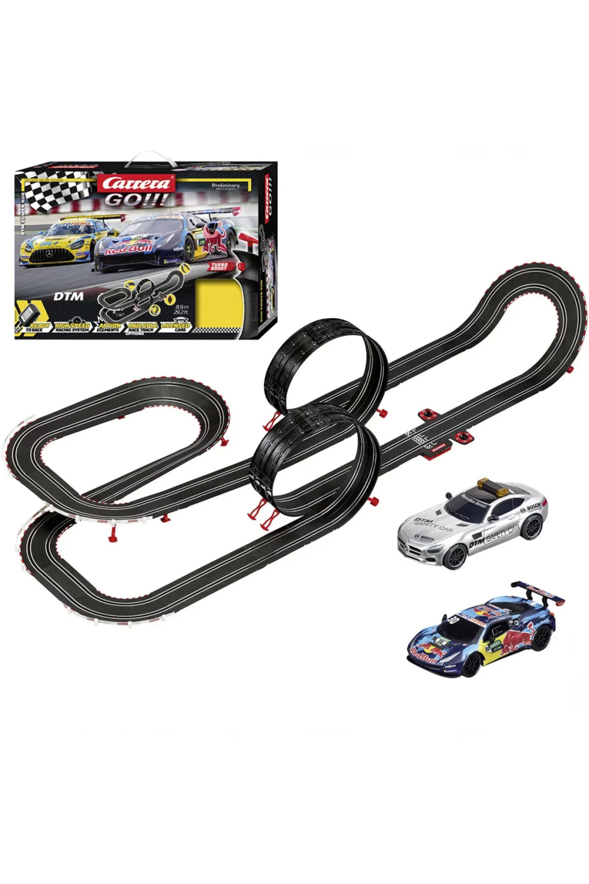 مدل خودرو CARRERA GO DTM POWER RUN RACETRACK اورجینال NW NessiWorld