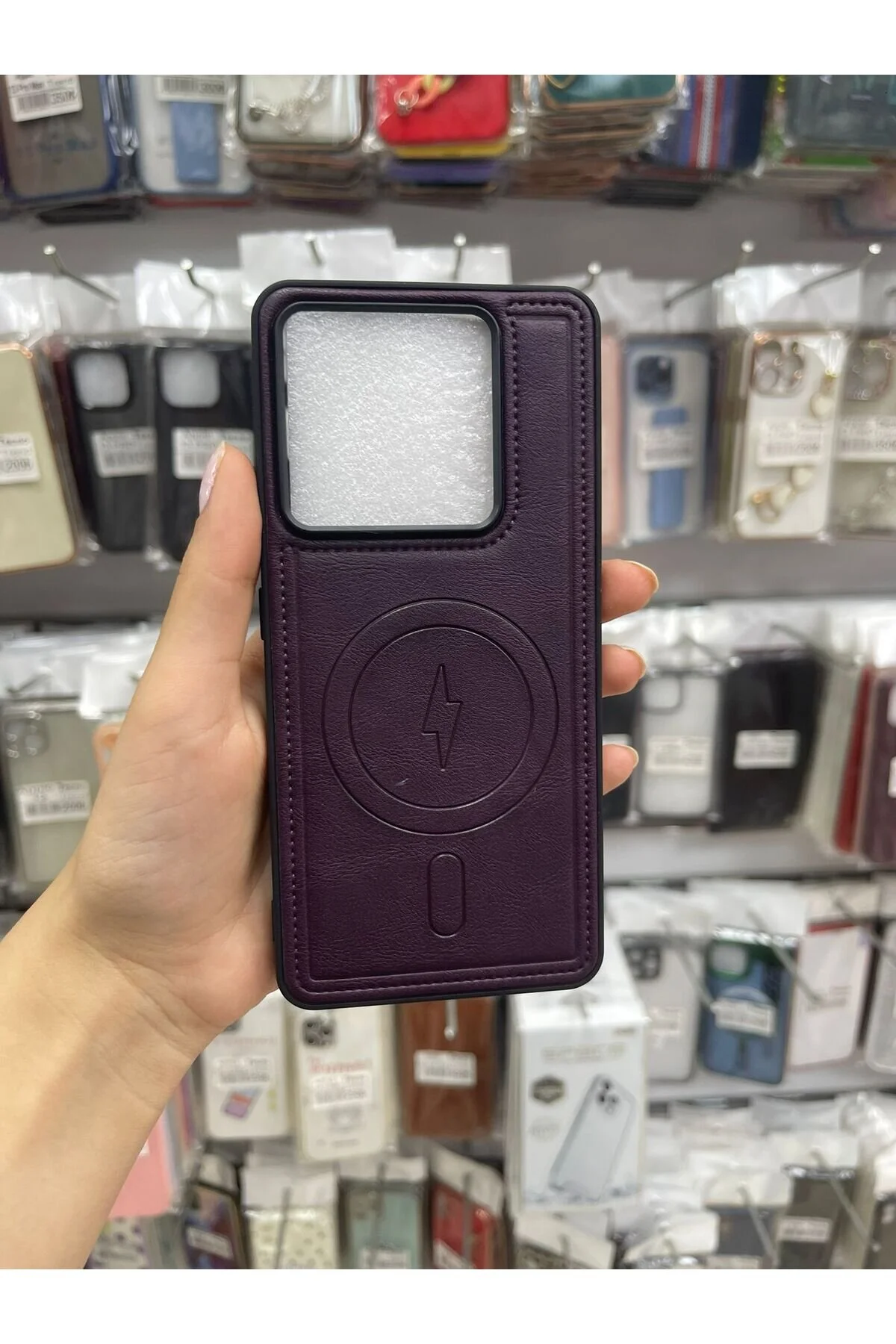 کاور و قاب محفظه شارژ بی سیم با الگوی آلفا سازگار شیائومی MI 14 T PRO TECNOTREND