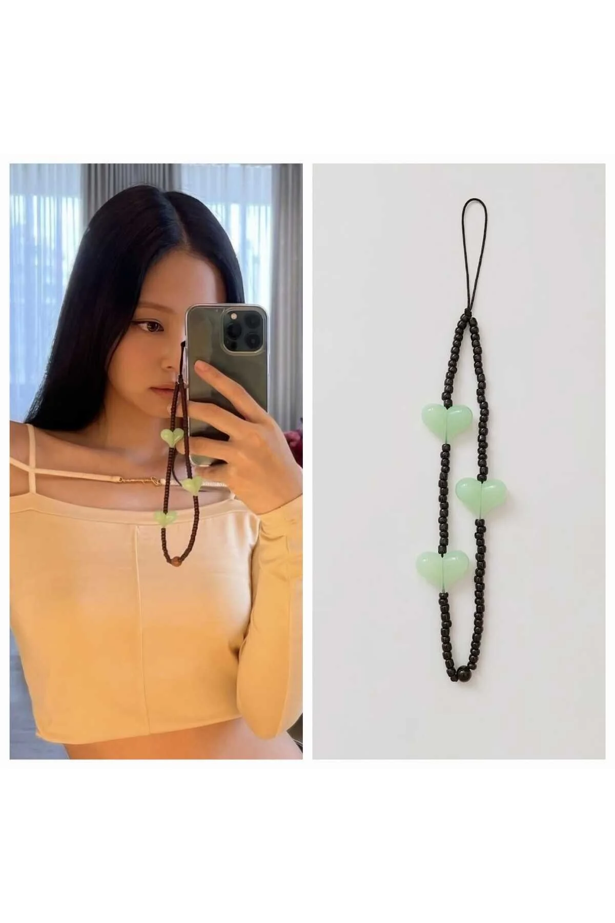 چارم KPOP BLACKPINK JENNIE PHONE CHARM مناسب برای همه گوشی ها REN AKSESUAR