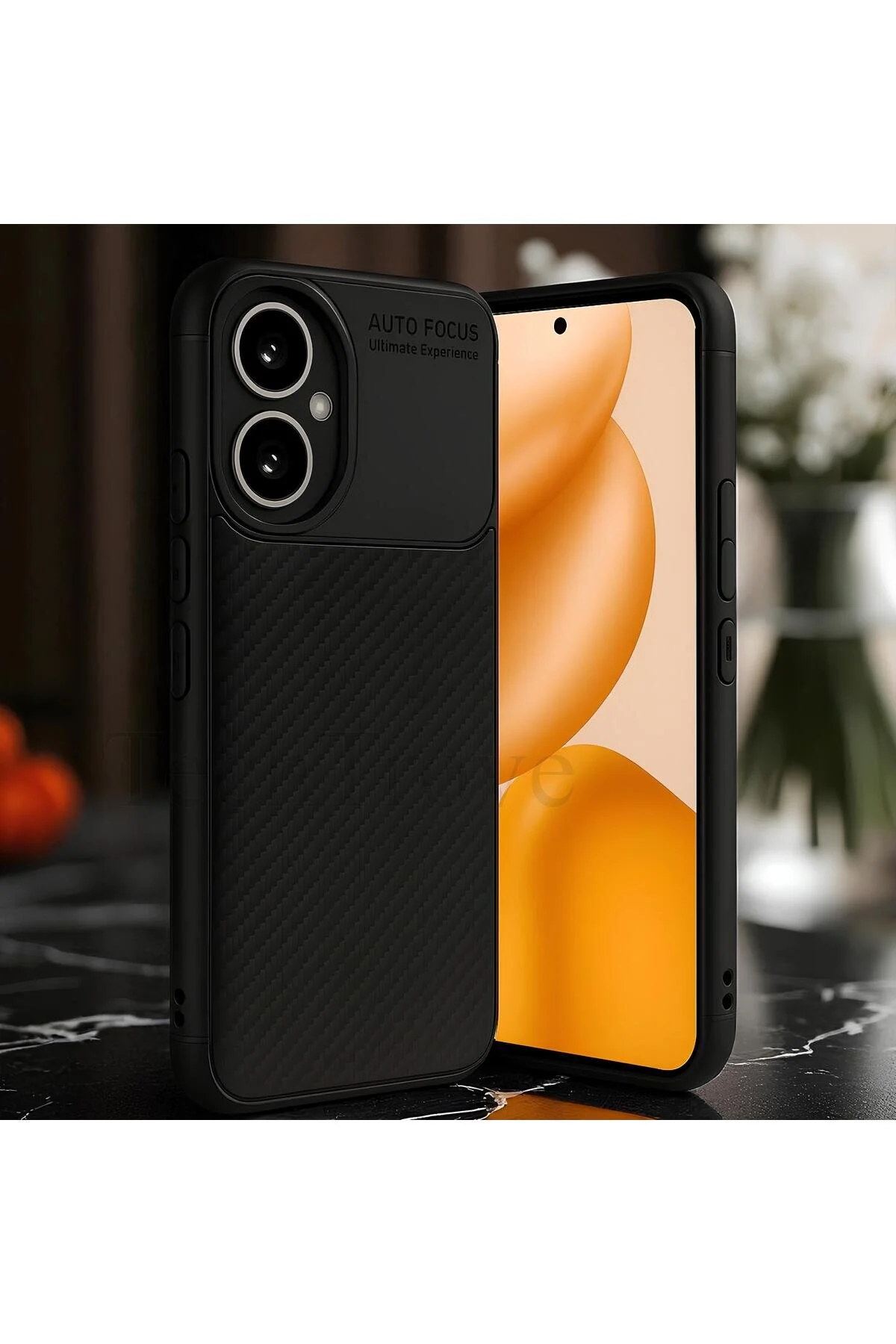 کاور و قاب پوشش محافظ با طرح فیبر کربن ضد ضربه دوربین HONOR 400 TechTrove
