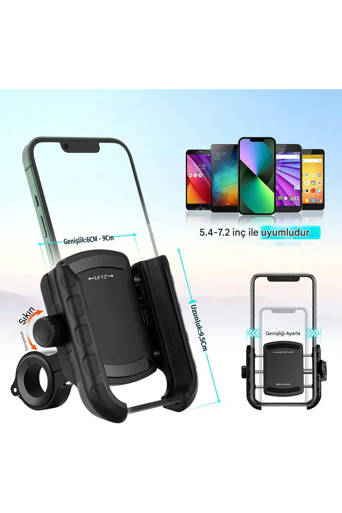 نگهدارنده تجهیزات موتورسیکلت دوچرخه موتور و ارتعاش سیکلت ATV ضد HANDLEBAR MIRROR LINLY CONNECTED TUTUCUKWG nextbuy